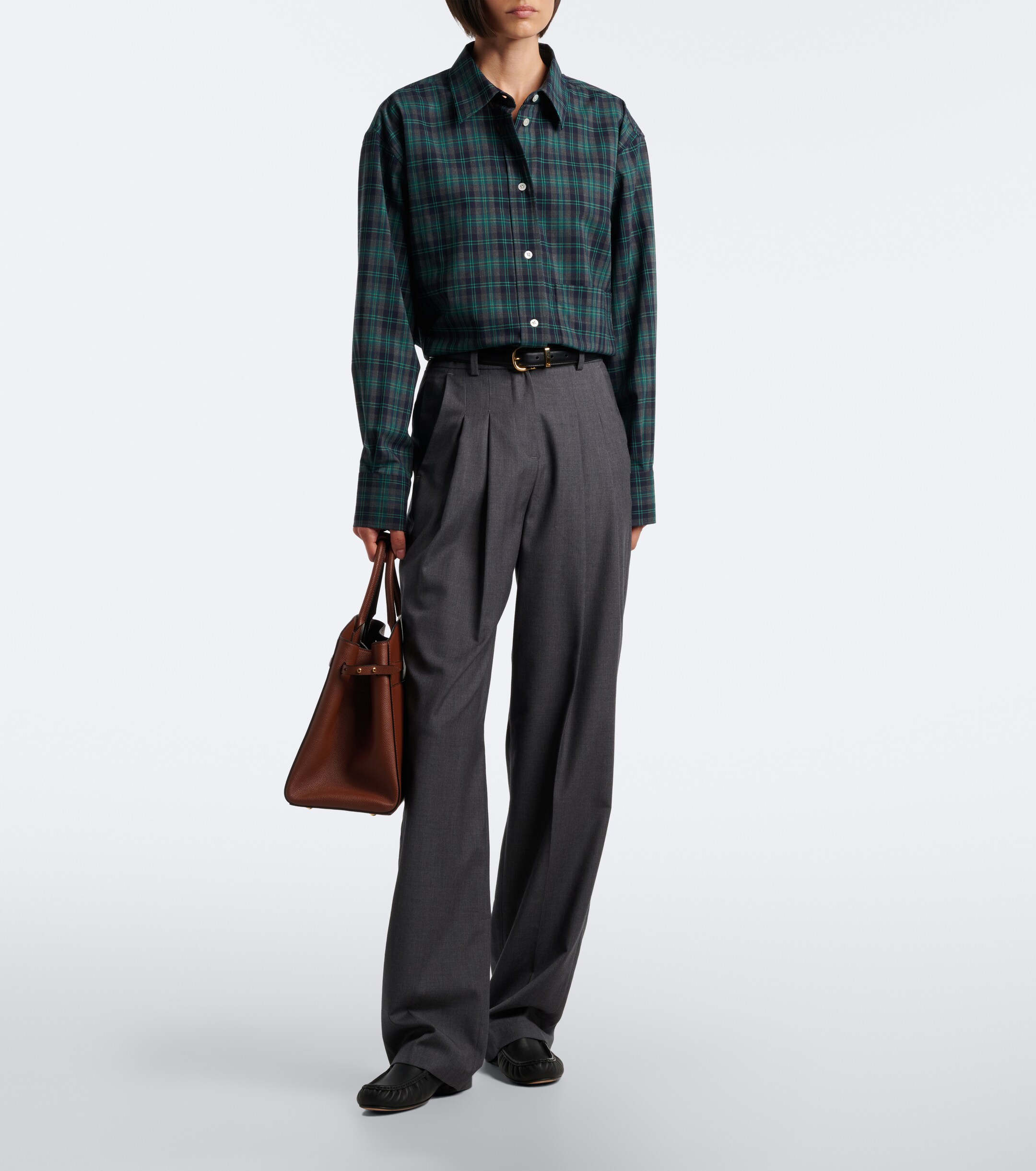 DeMellier Hudson Small leather tote bag thumbnail
