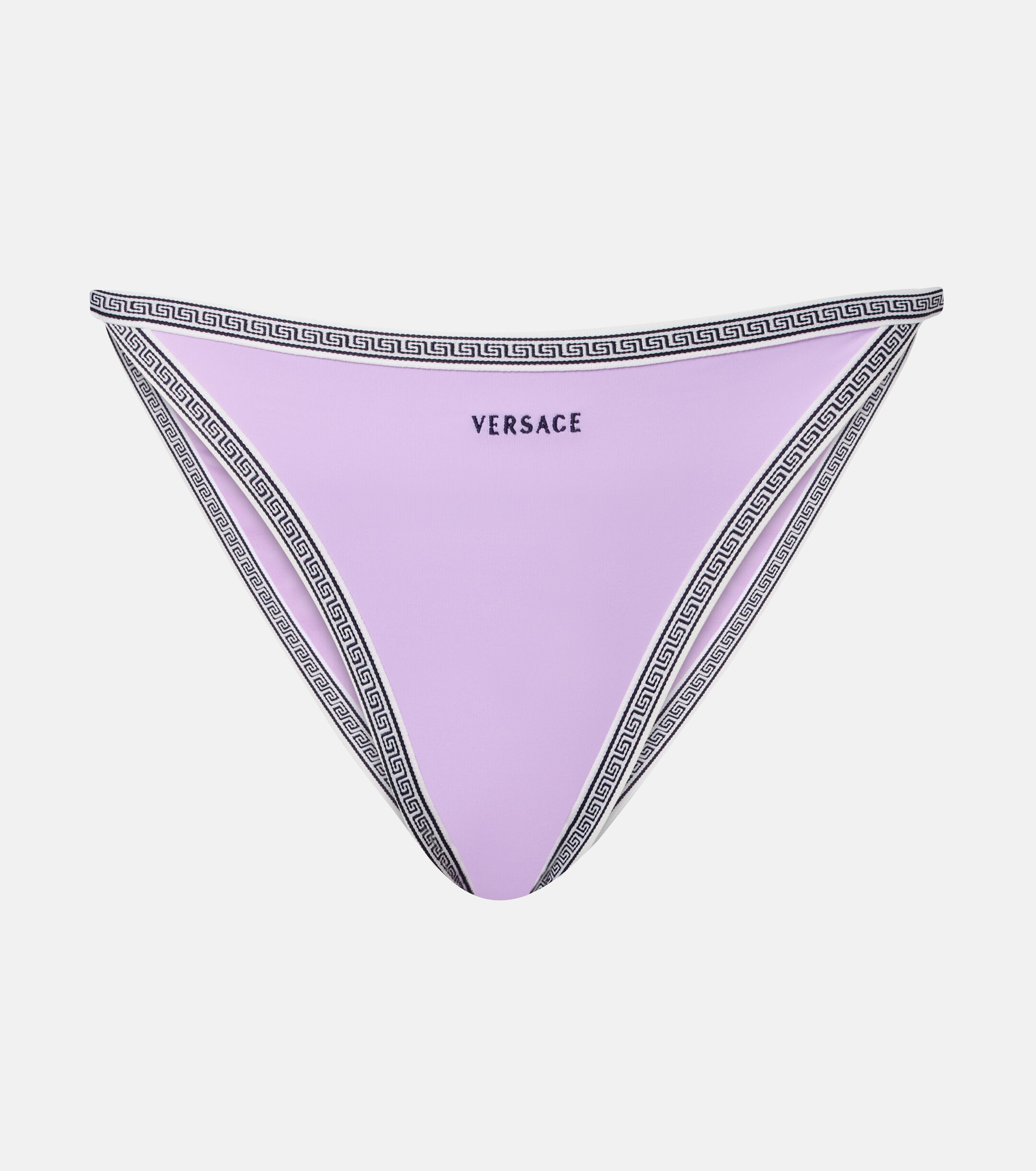 Versace Versace Logo embroidered bikini bottoms