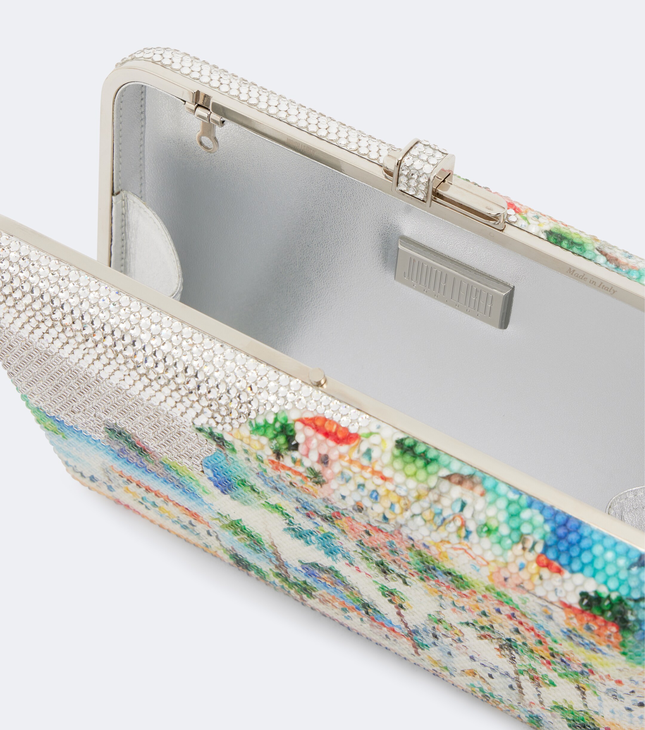 Judith Leiber Couture Slim Slide Costa embellished clutch thumbnail
