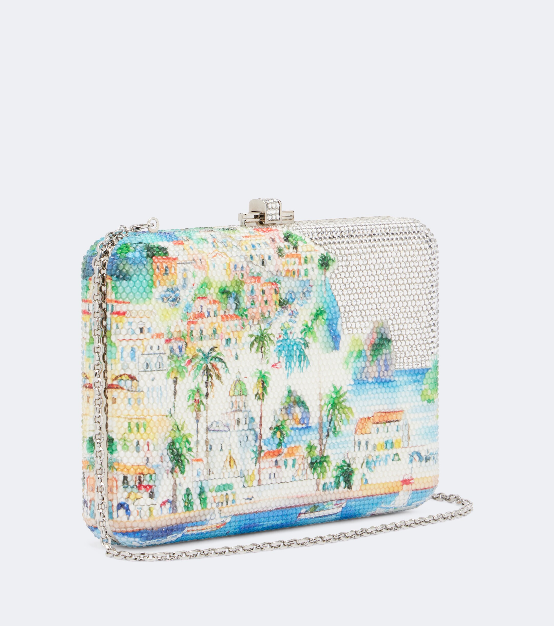 Judith Leiber Couture Slim Slide Costa embellished clutch thumbnail