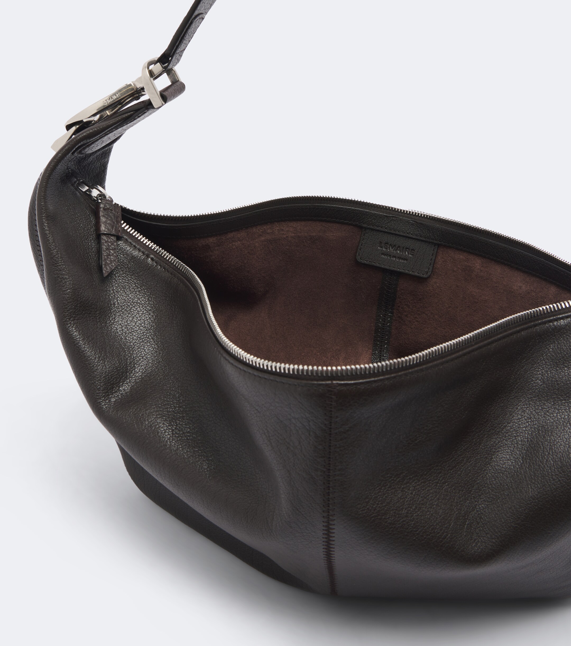 Lemaire Lemaire Quiver Clip leather shoulder bag