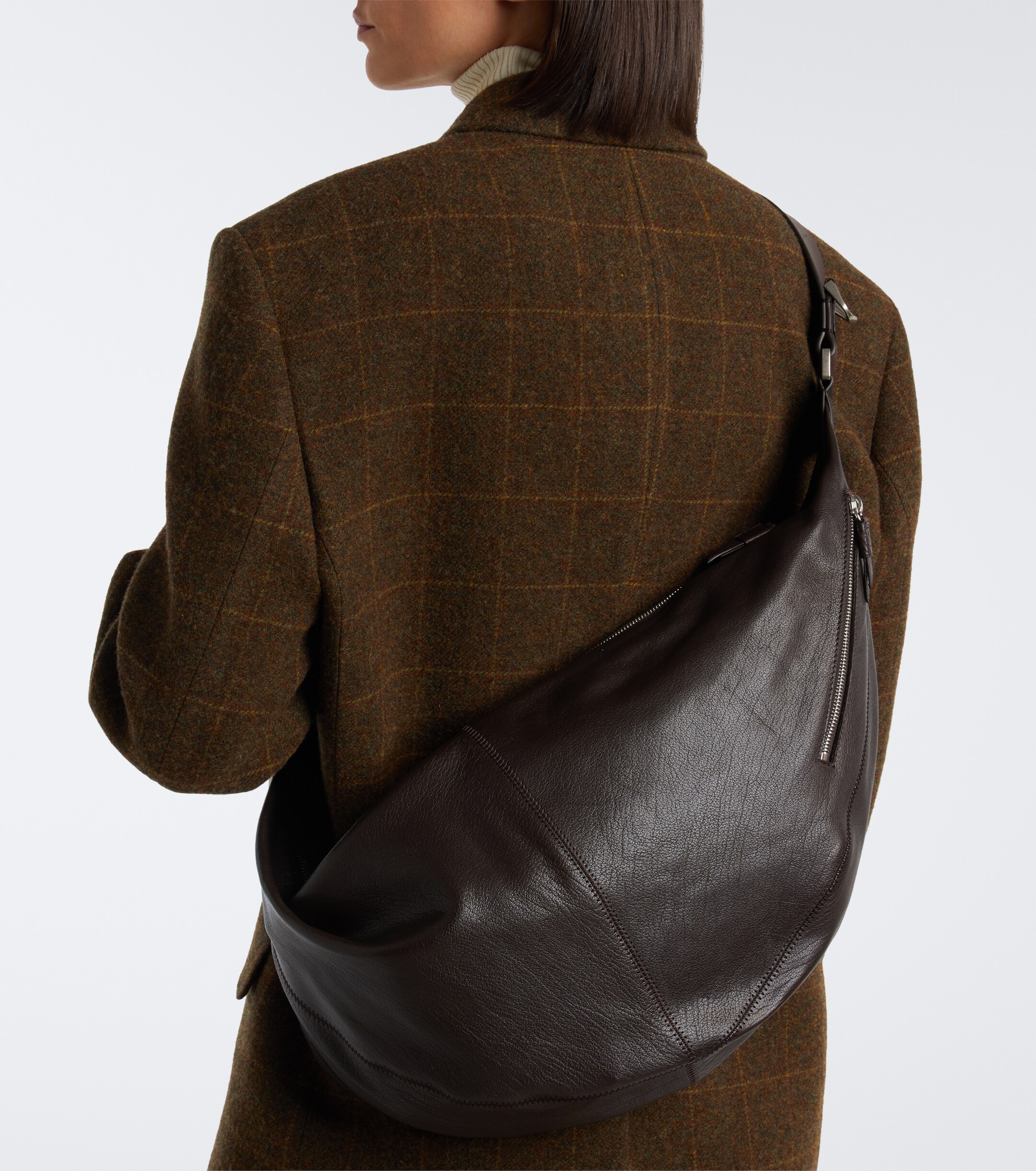 Lemaire Lemaire Quiver Clip leather shoulder bag