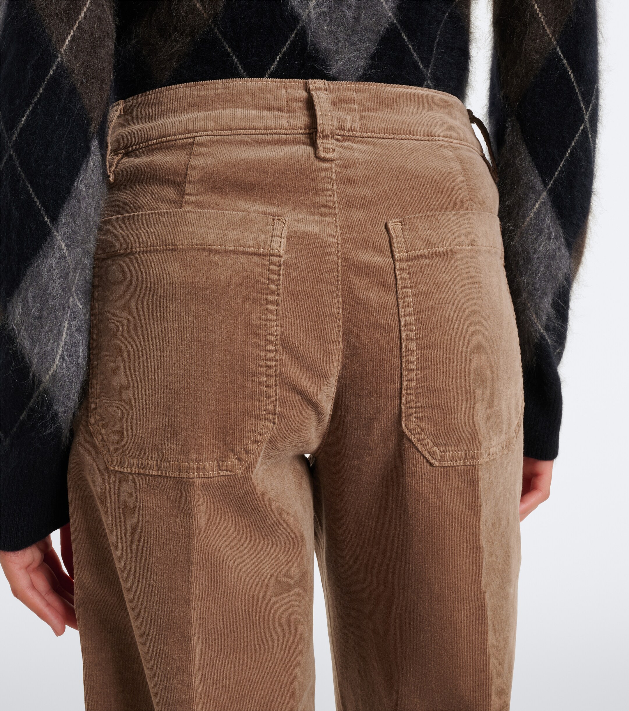 FRAME Frame Ranger cotton-blend corduroy wide-leg pants