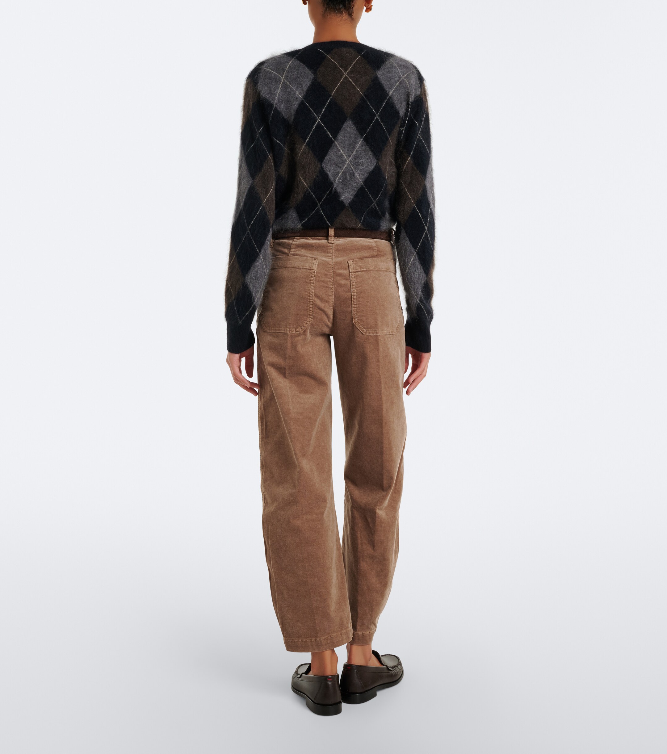 FRAME Frame Ranger cotton-blend corduroy wide-leg pants