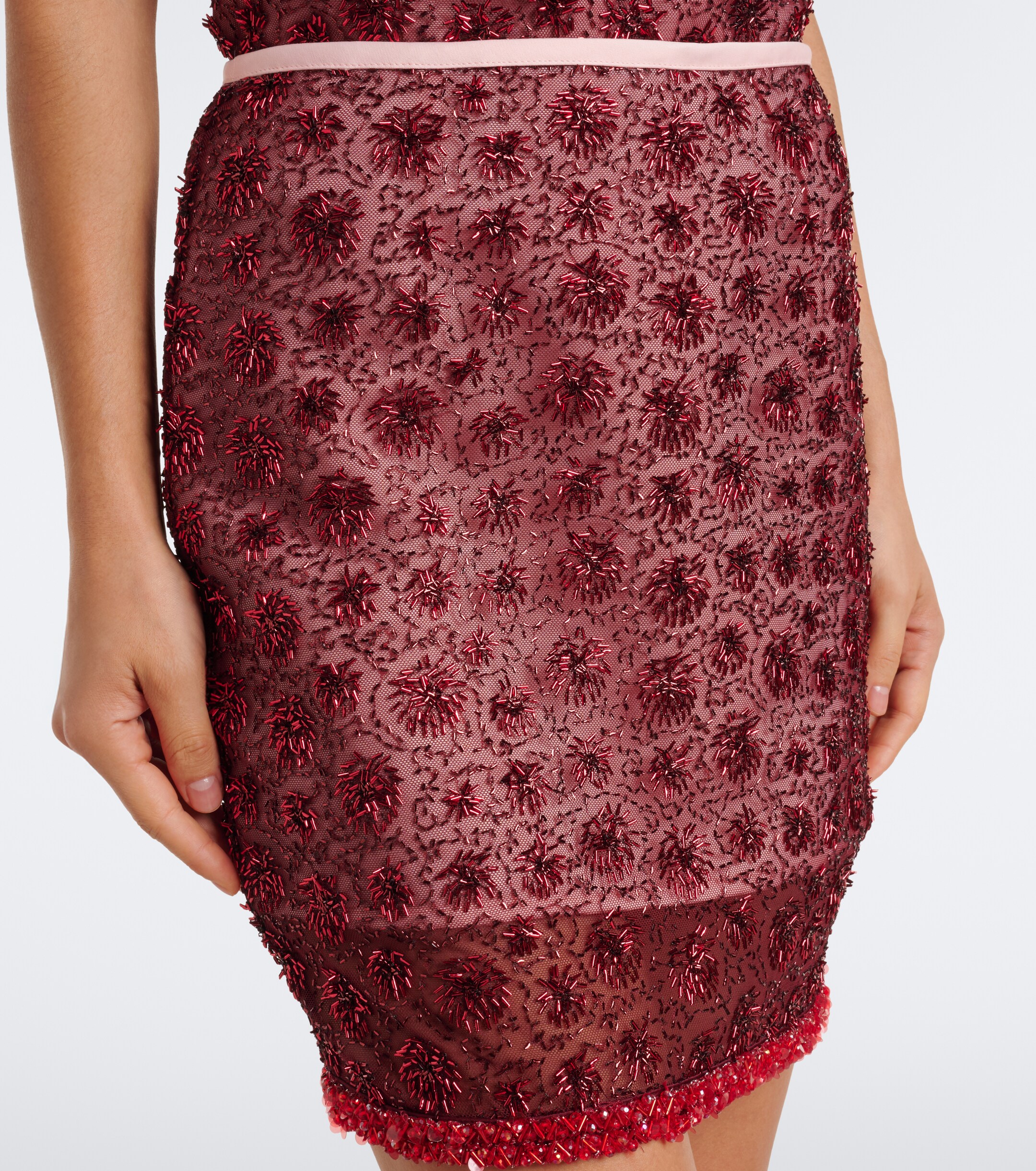 POSSE Posse Sofia beaded miniskirt