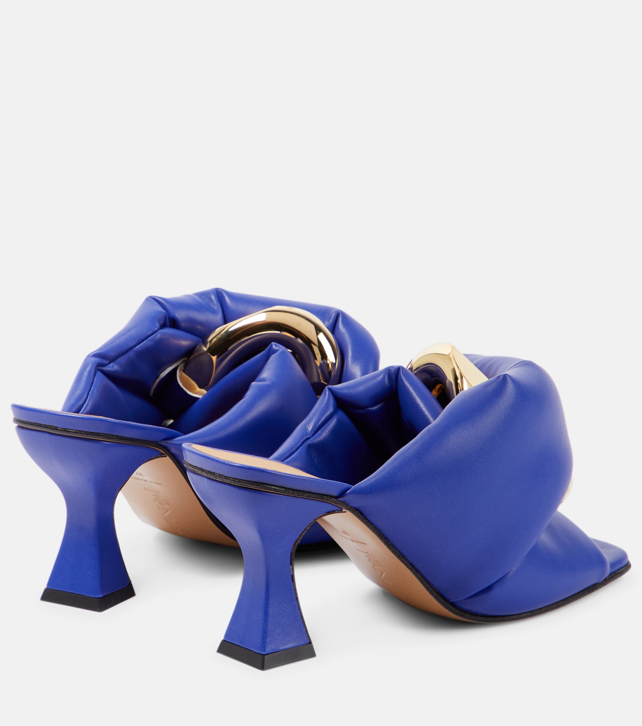 Jw Anderson Chain Twist faux leather mules