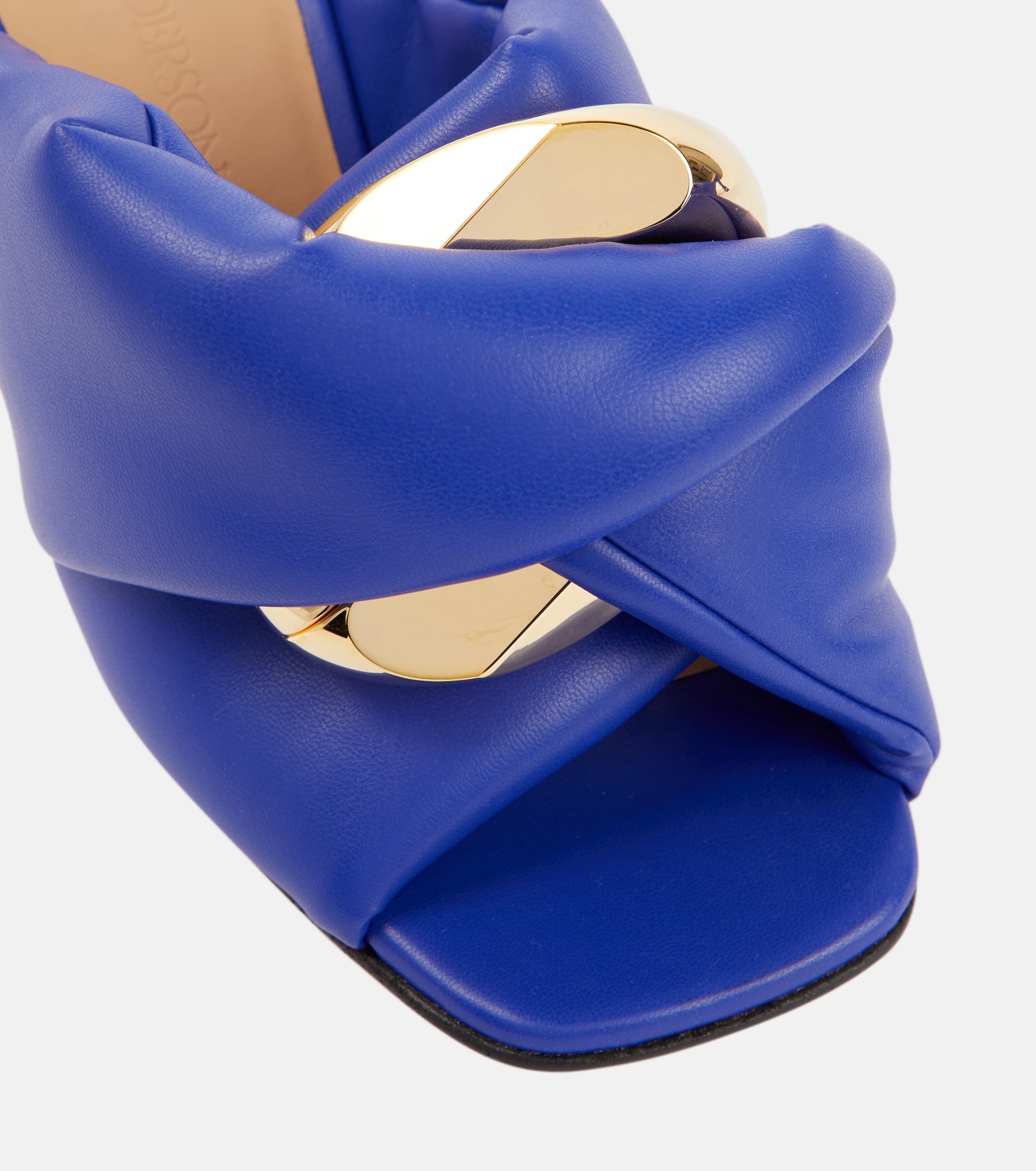 Jw Anderson Chain Twist faux leather mules