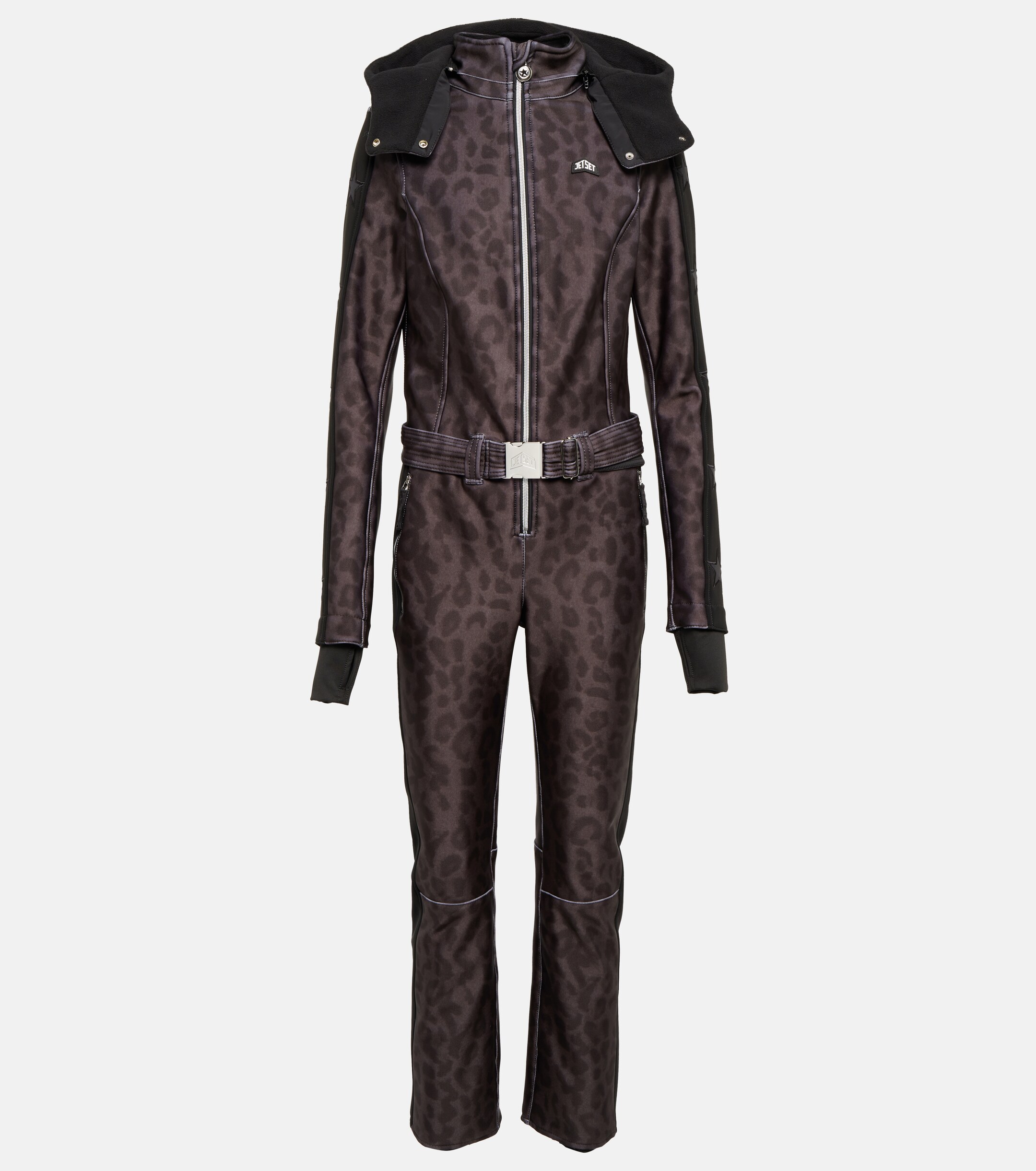 JETSET Jet Set Magic Ghoster leopard-print ski suit