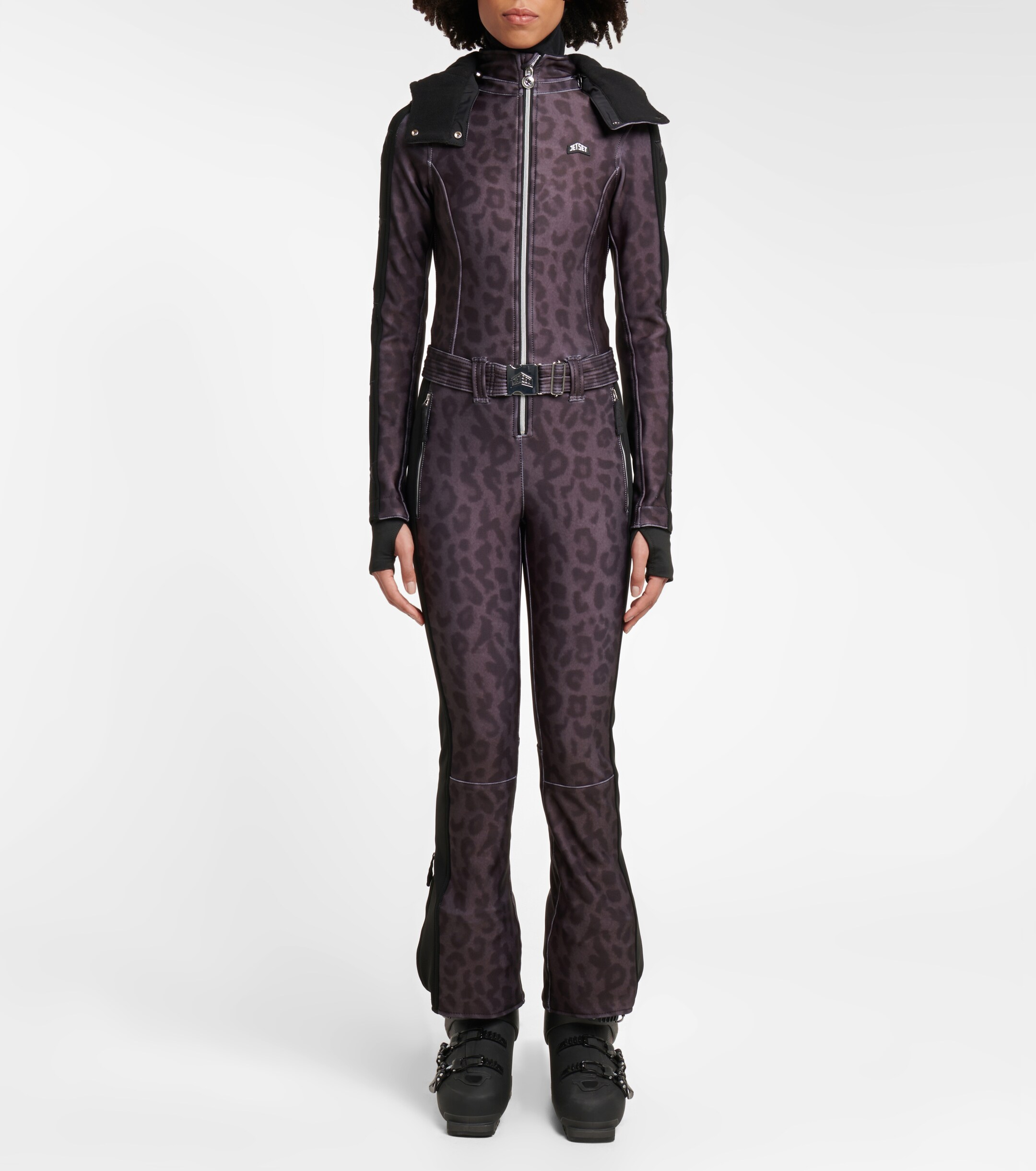 JETSET Jet Set Magic Ghoster leopard-print ski suit
