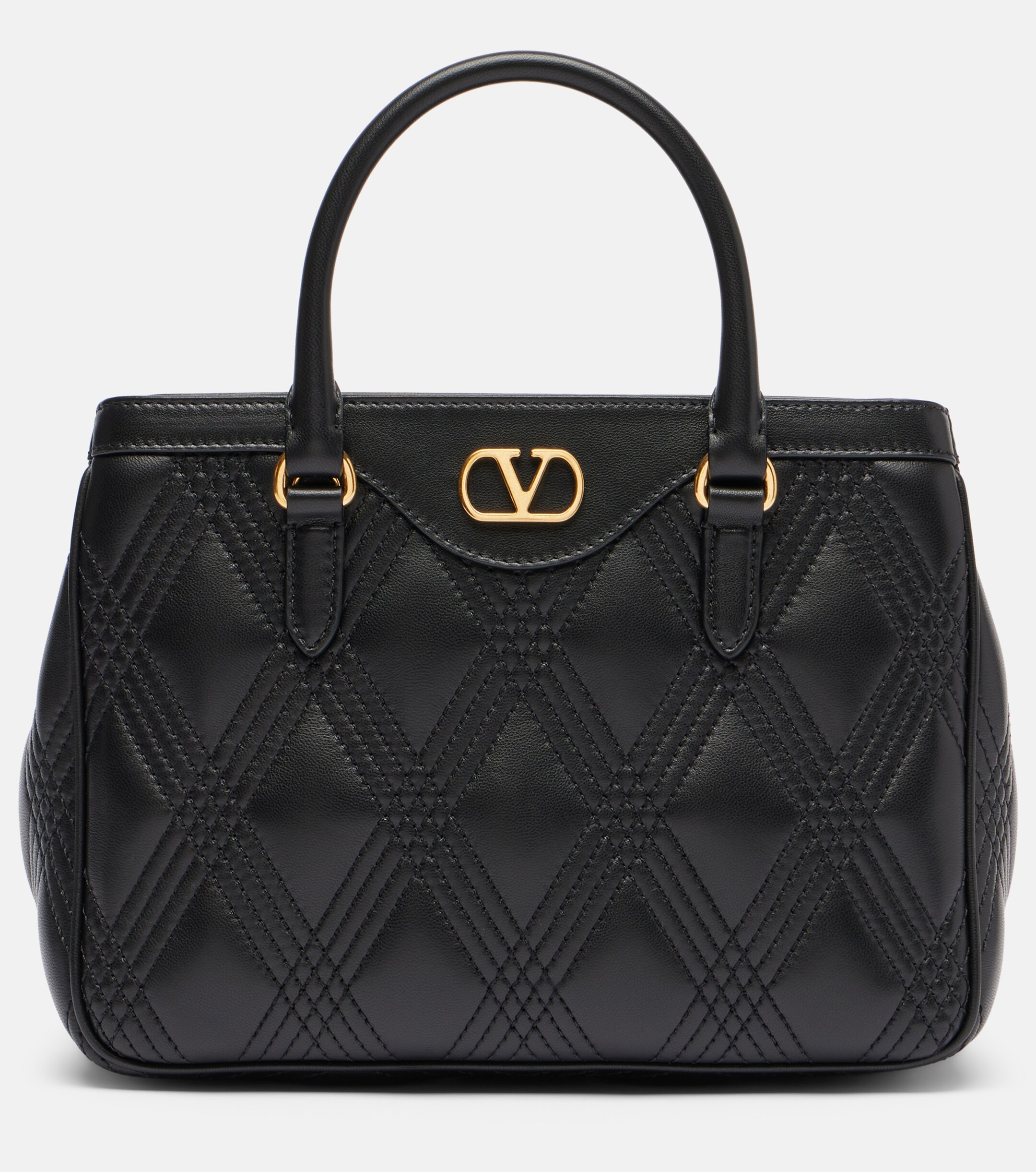 Valentino Garavani Quiltie 67 Small leather tote bag