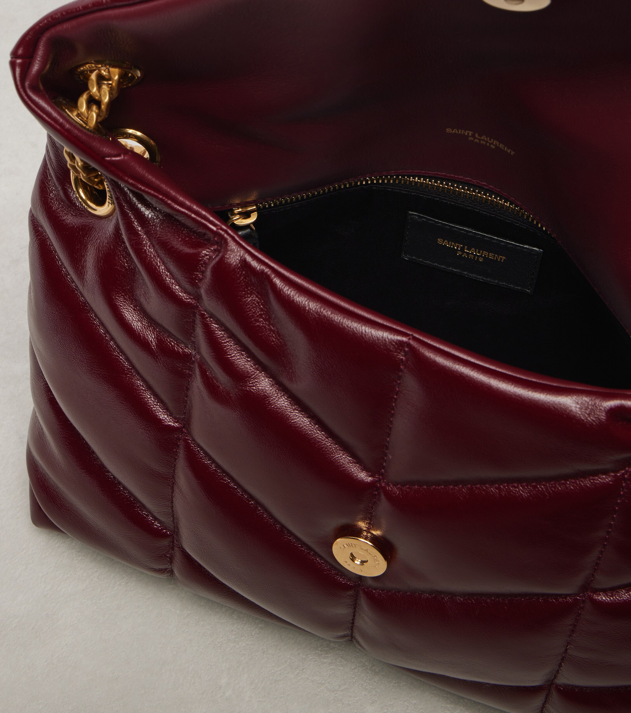 Saint Laurent Puffer Small leather shoulder bag