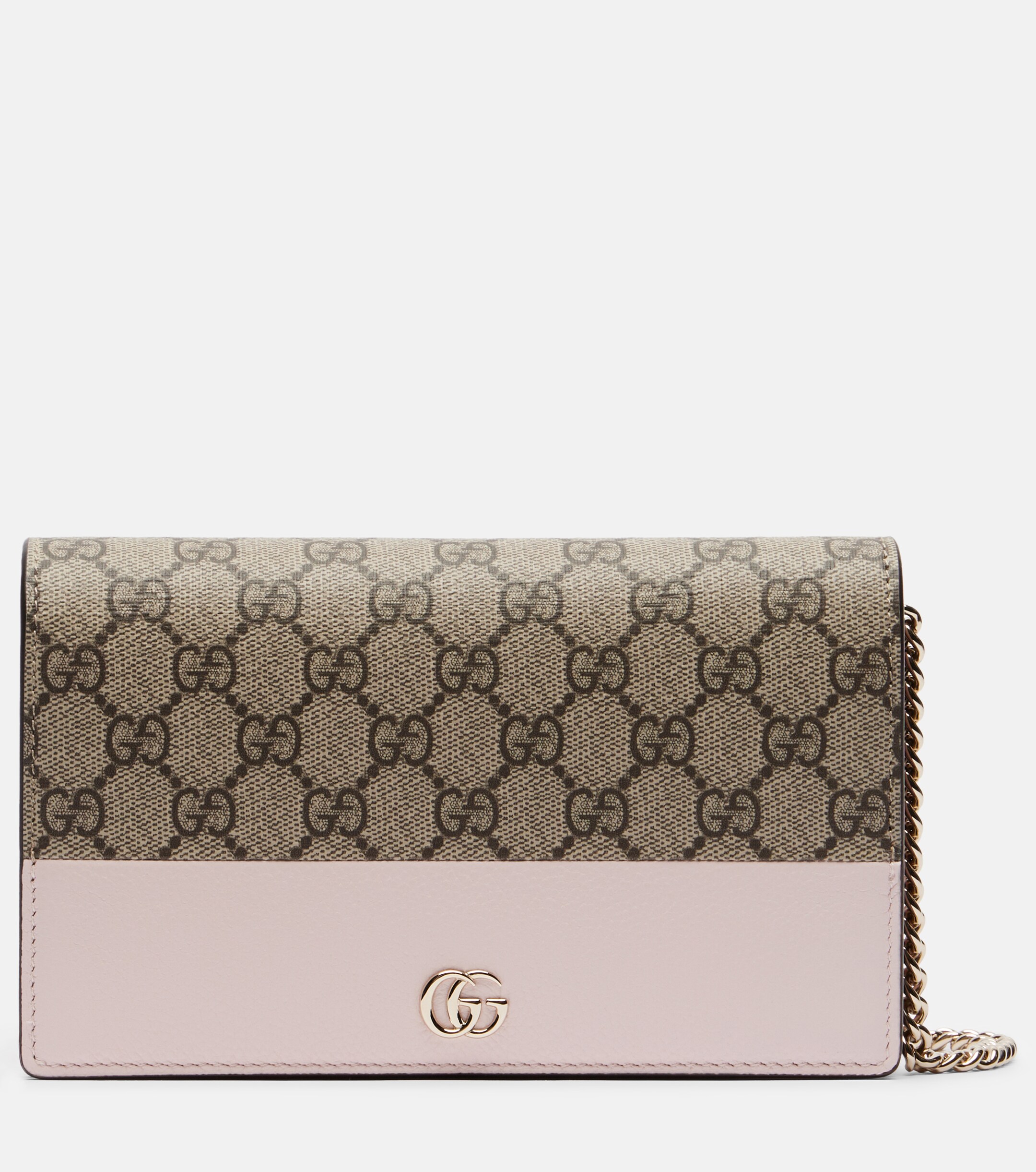 Gucci GG Marmont wallet on chain