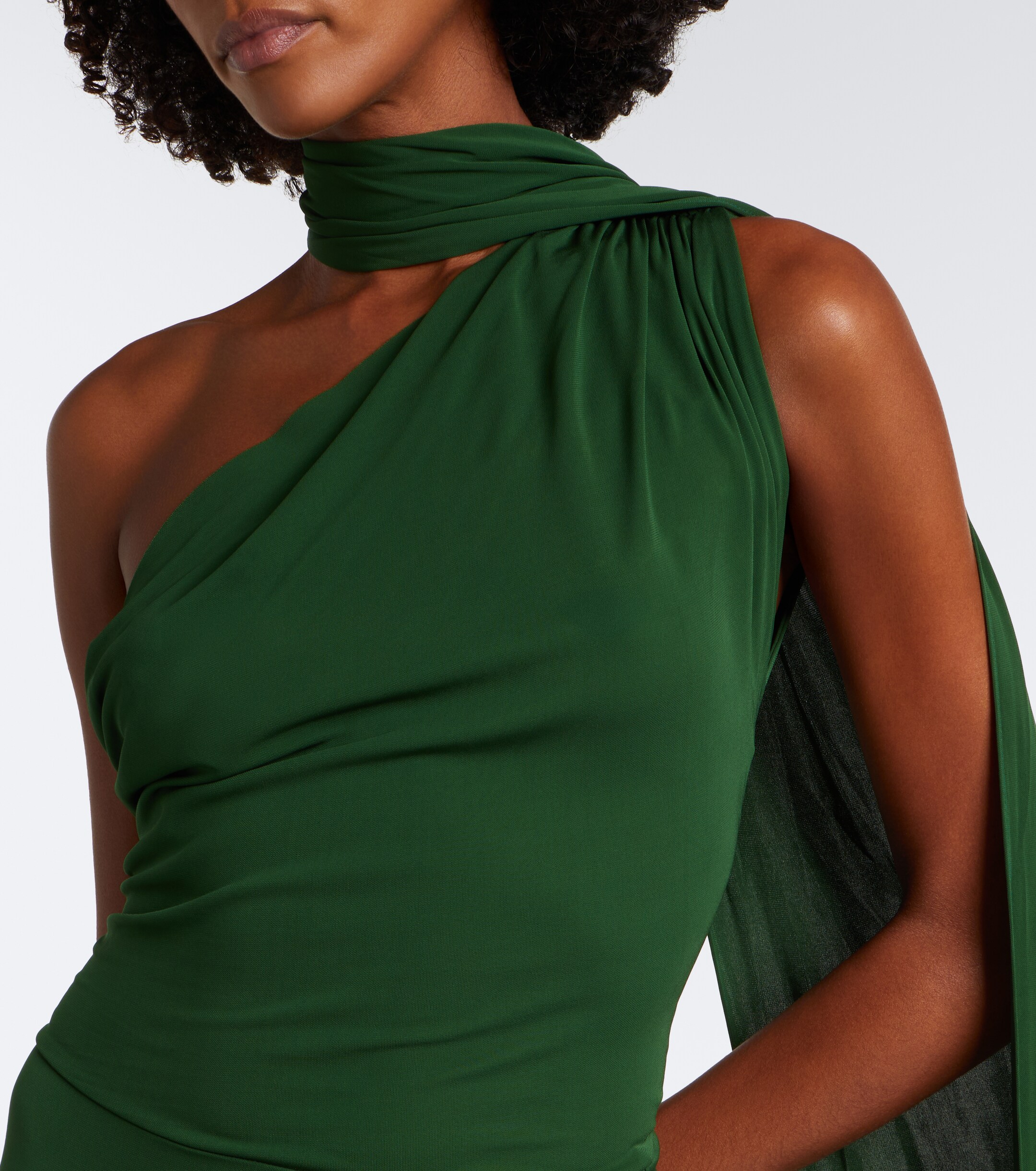 Alex Perry Alex Perry One-shoulder jersey gown