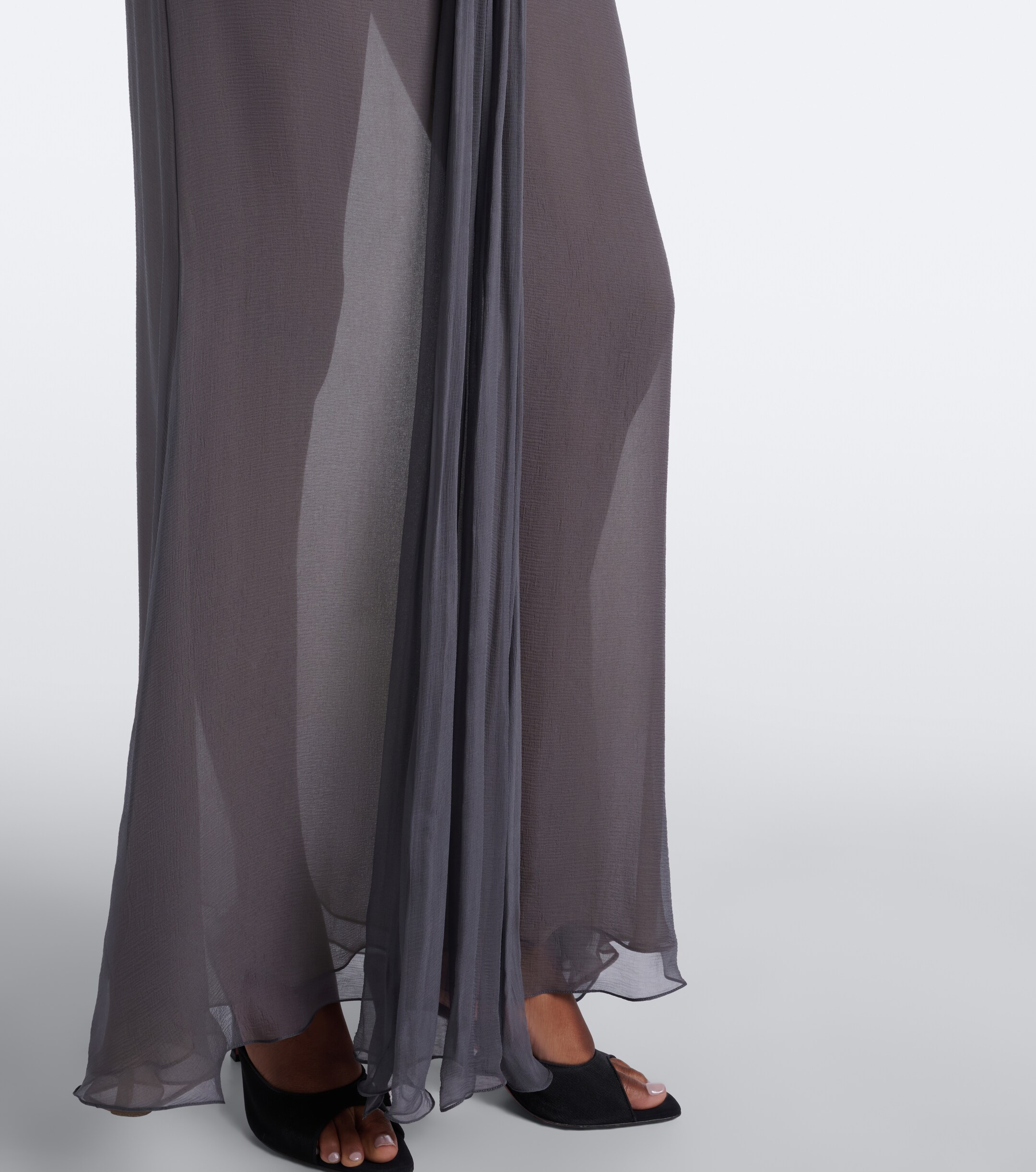 Nensi Dojaka Nensi Dojaka Cutout sheer silk gown