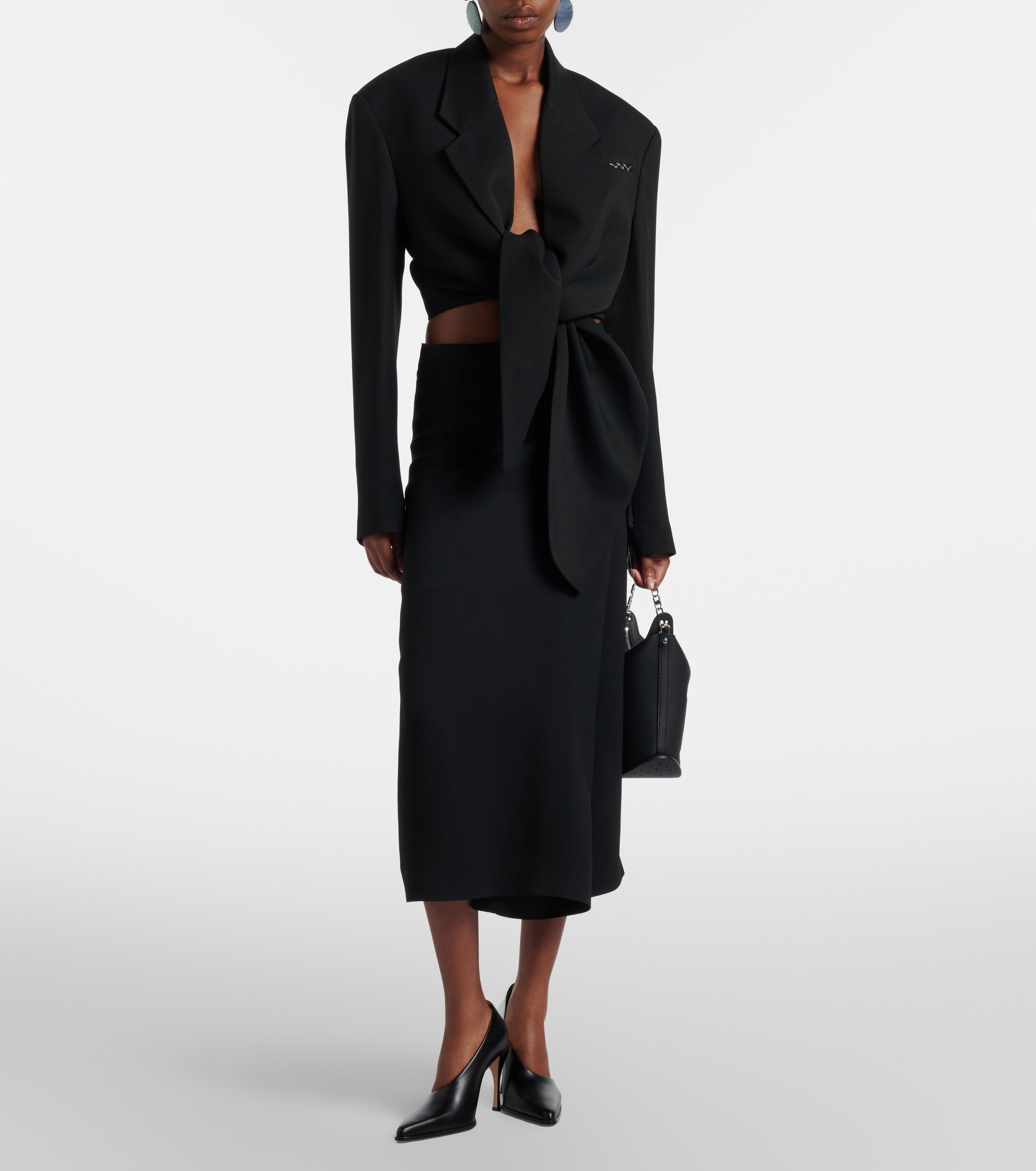 Delvaux Pin Twist leather shoulder bag thumbnail
