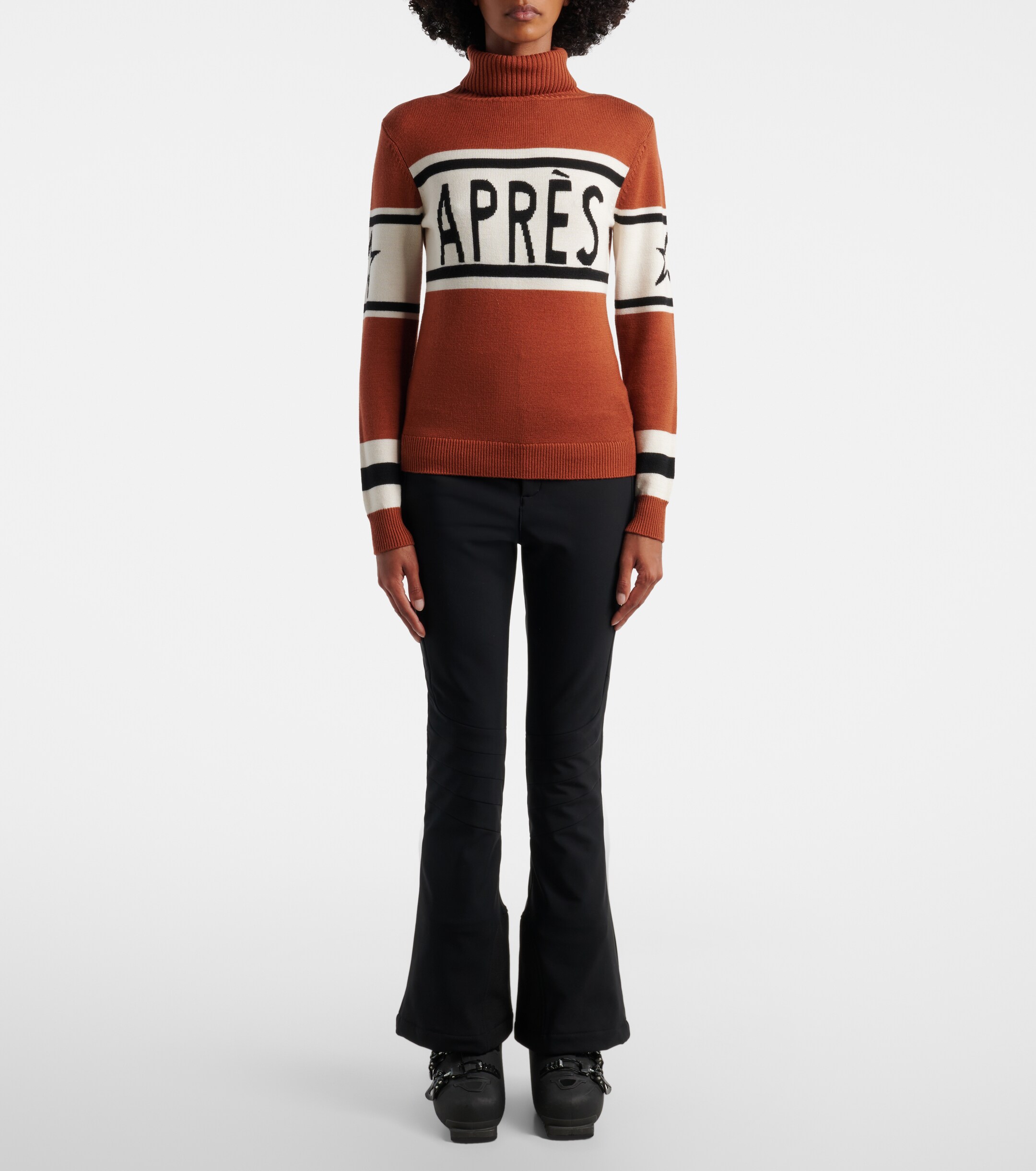 PERFECT MOMENT Perfect Moment Schild intarsia wool turtleneck sweater