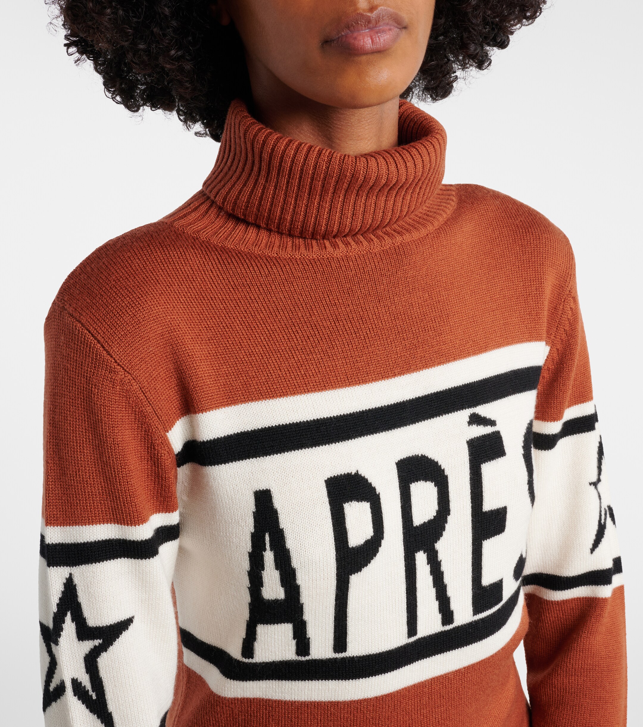 PERFECT MOMENT Perfect Moment Schild intarsia wool turtleneck sweater
