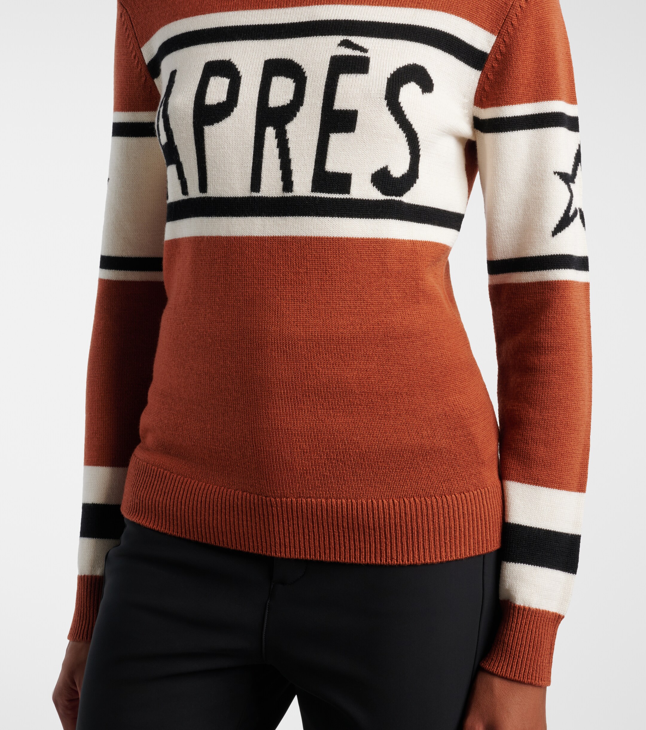 PERFECT MOMENT Perfect Moment Schild intarsia wool turtleneck sweater