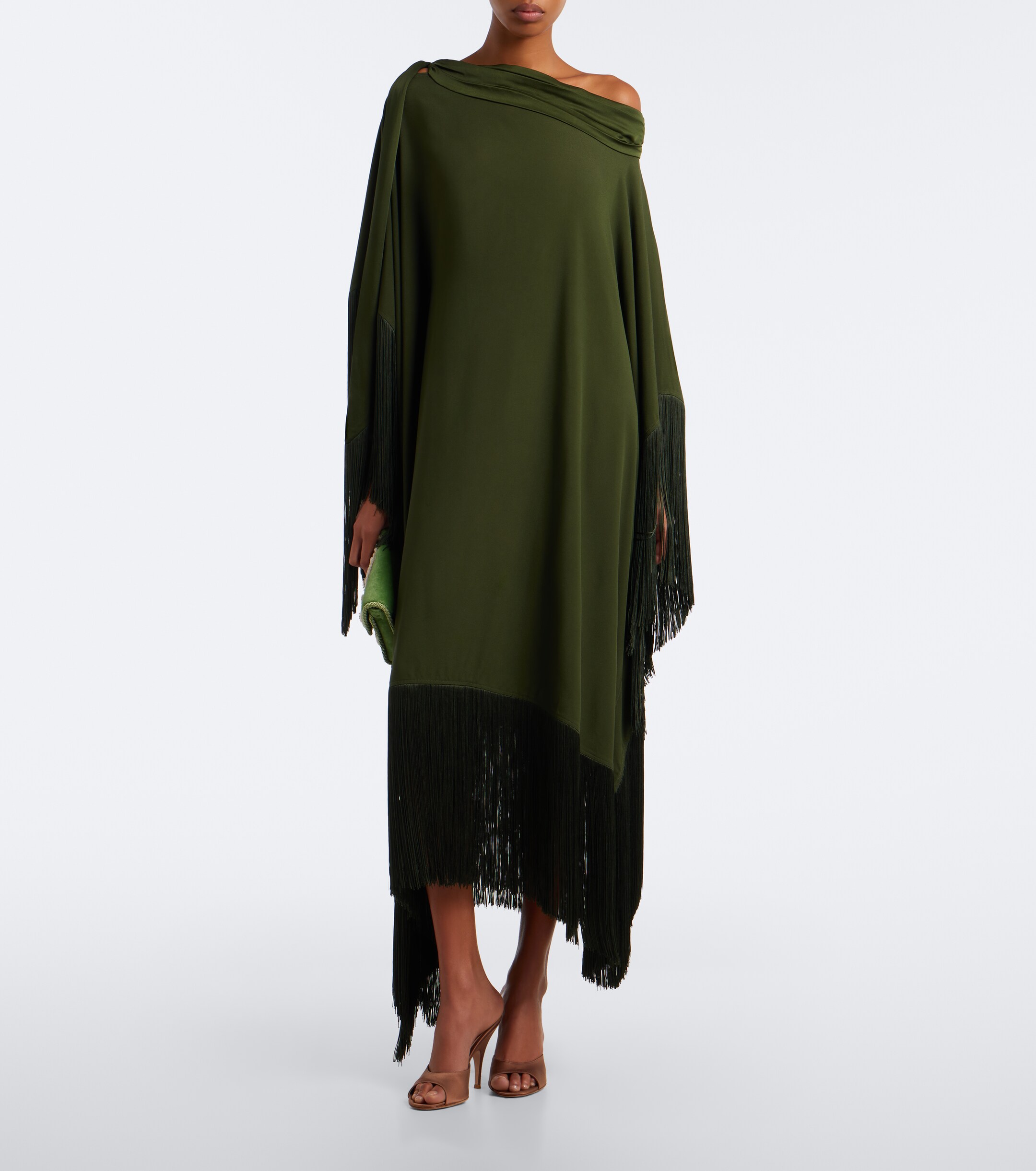 Taller Marmo Taller Marmo Maar scarf-detail crêpe cady kaftan