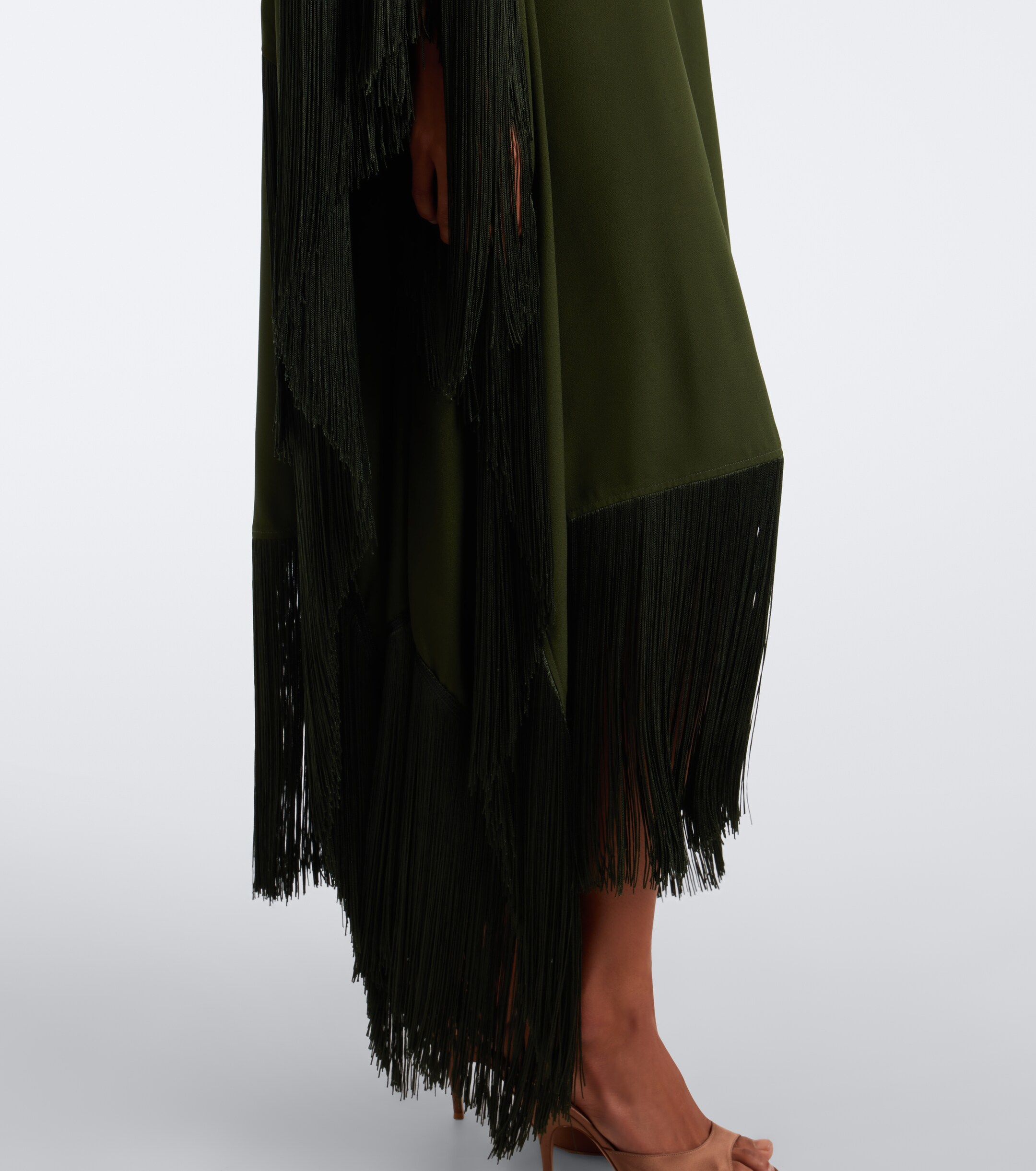 Taller Marmo Taller Marmo Maar scarf-detail crêpe cady kaftan