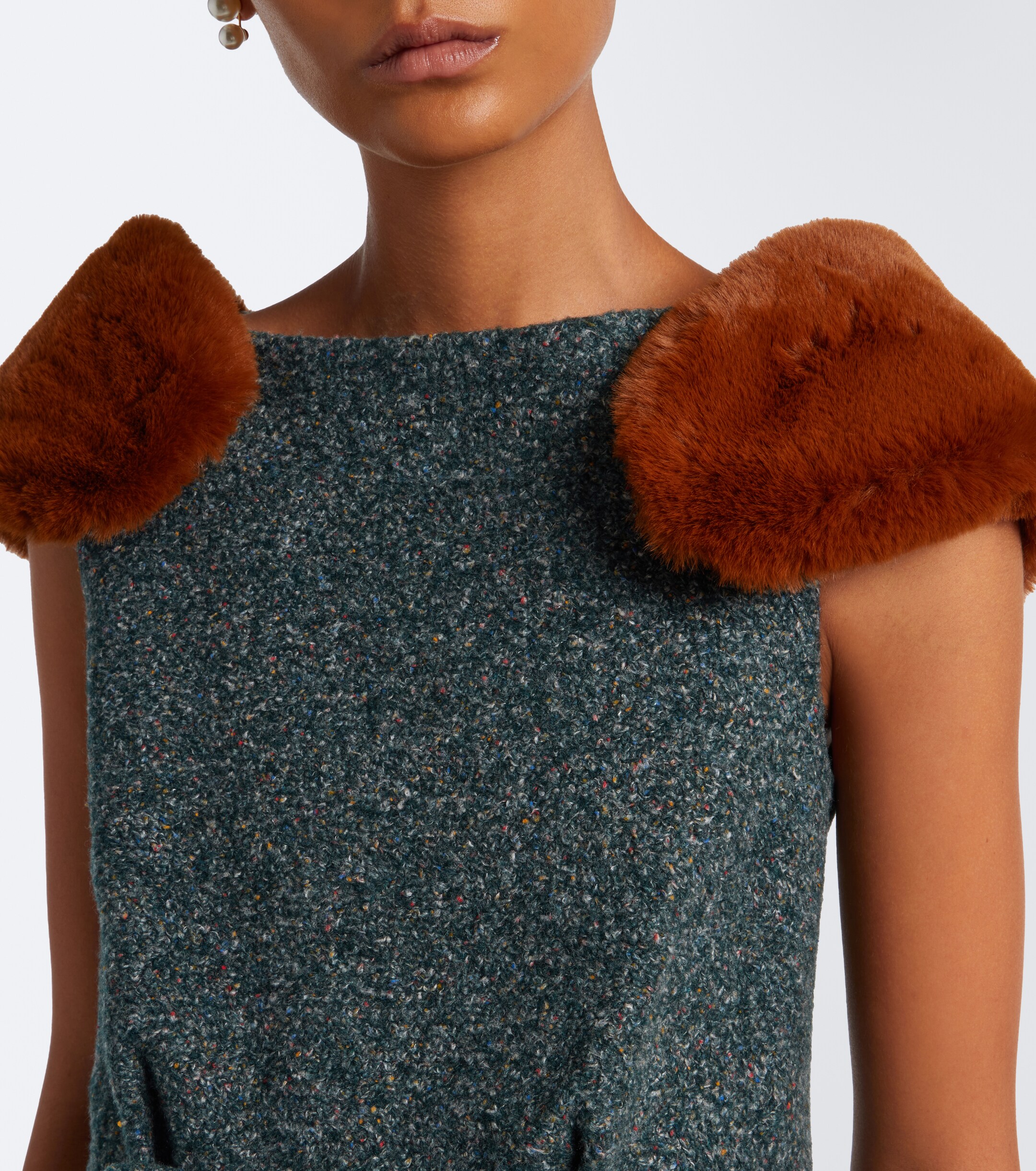 SHUSHU/TONG Shushu/Tong Bow-detail minidress