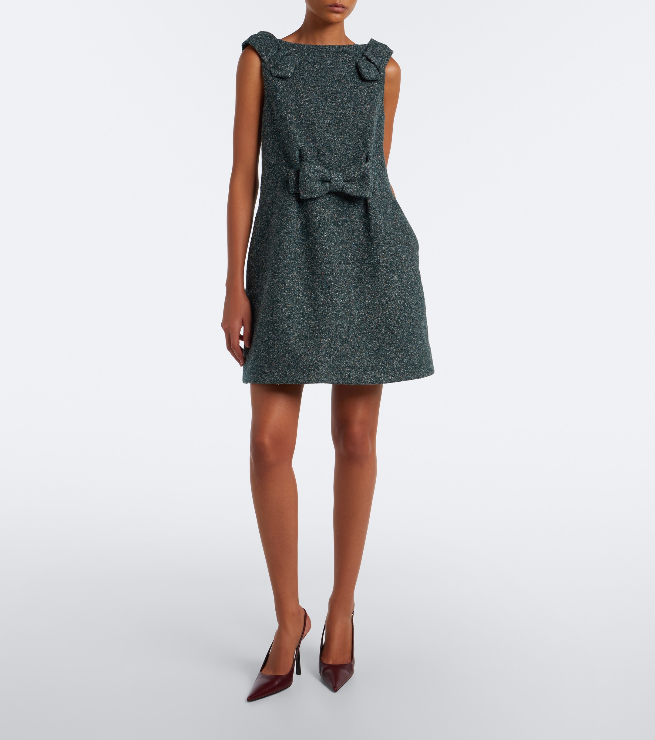 SHUSHU/TONG Shushu/Tong Bow-detail minidress