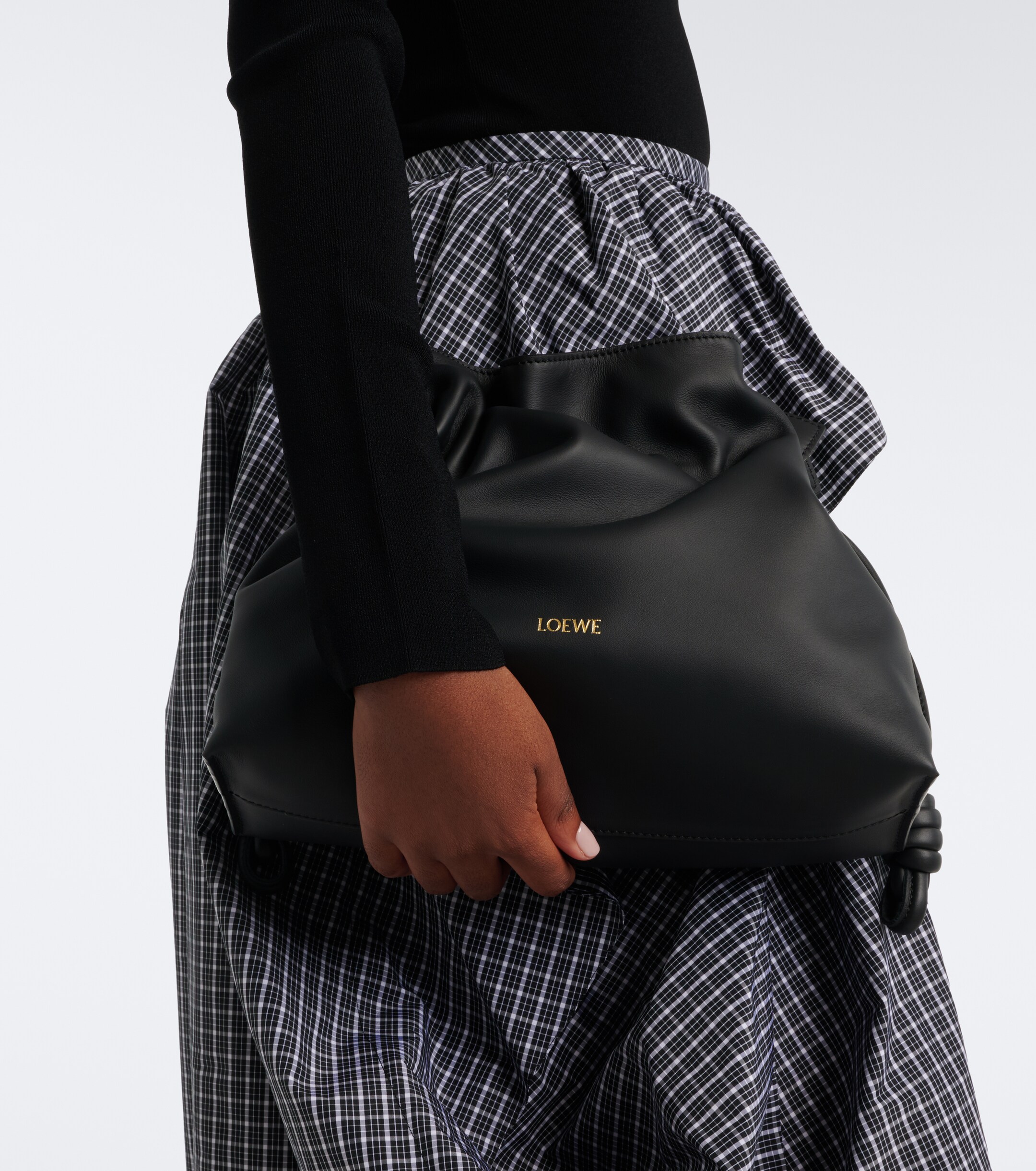 Loewe Flamenco Medium leather clutch
