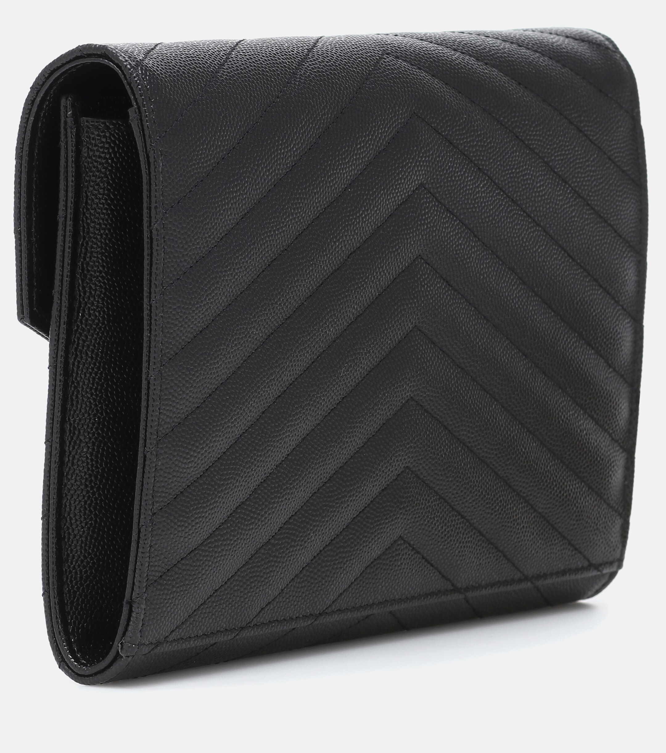 Saint Laurent Cassandre matelassé leather clutch