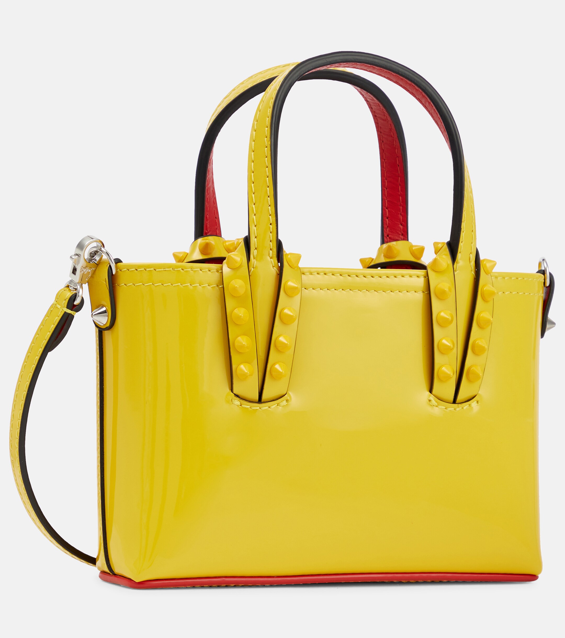 CHRISTIAN LOUBOUTIN Cabata Nano patent leather tote bag