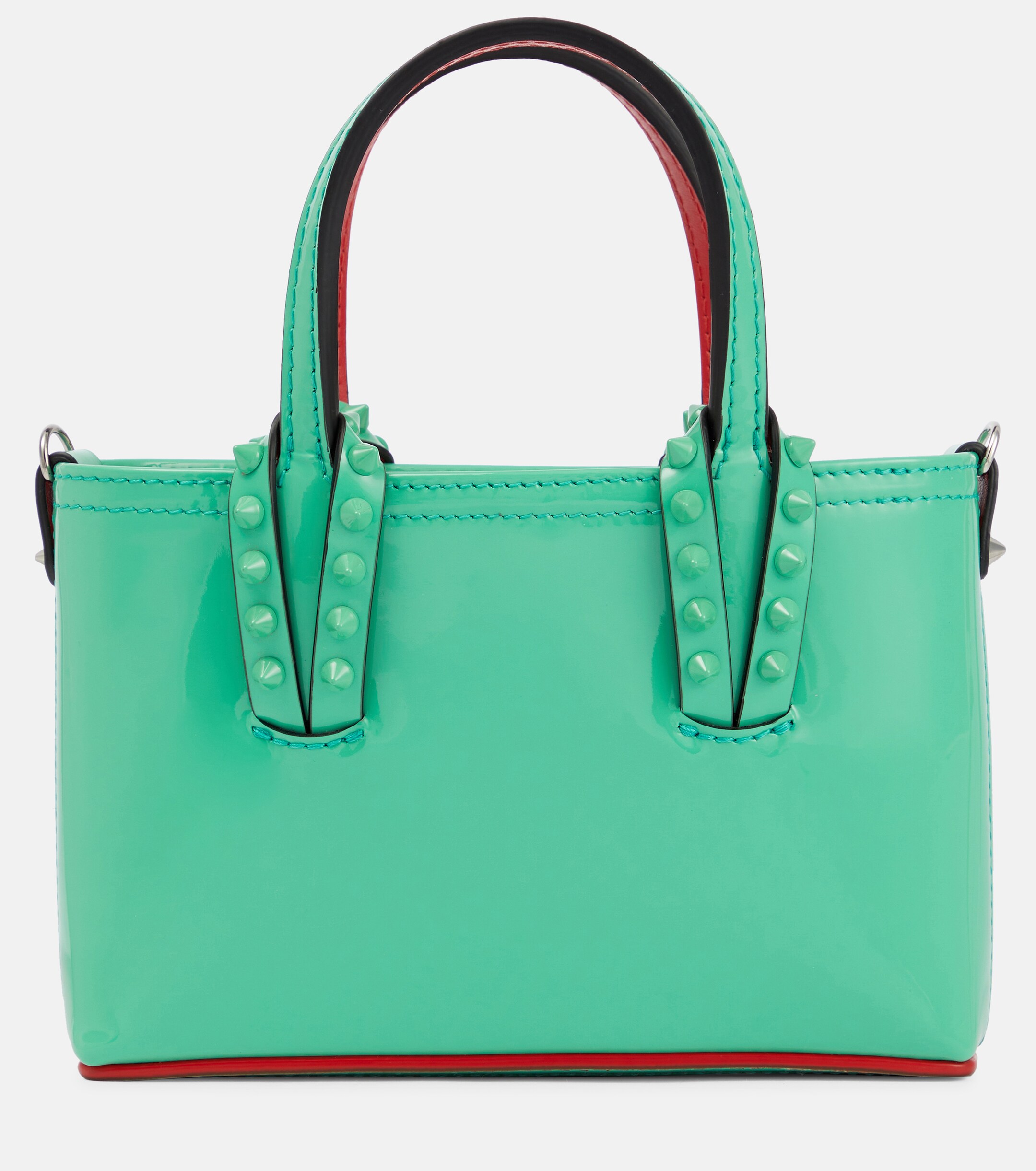 CHRISTIAN LOUBOUTIN Cabata Nano patent leather tote bag