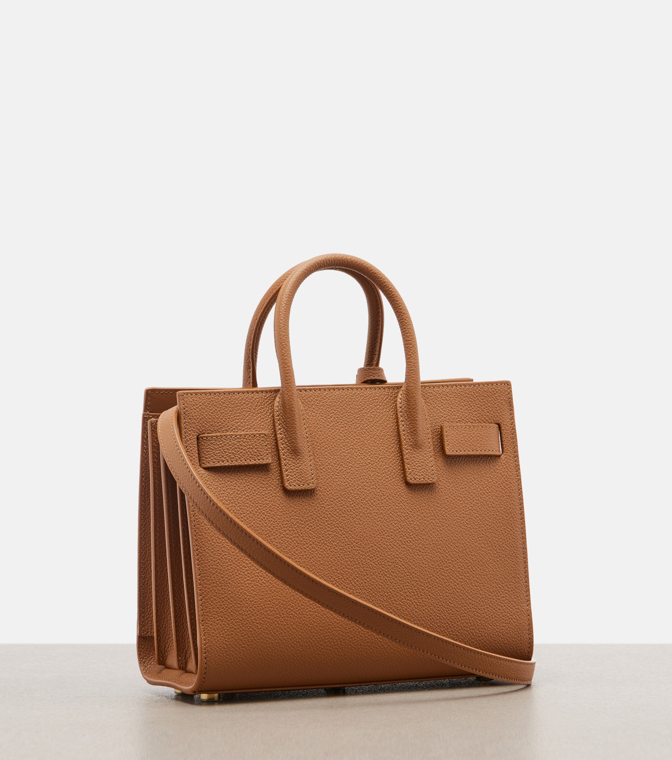 Saint Laurent Sac De Jour Nano leather tote