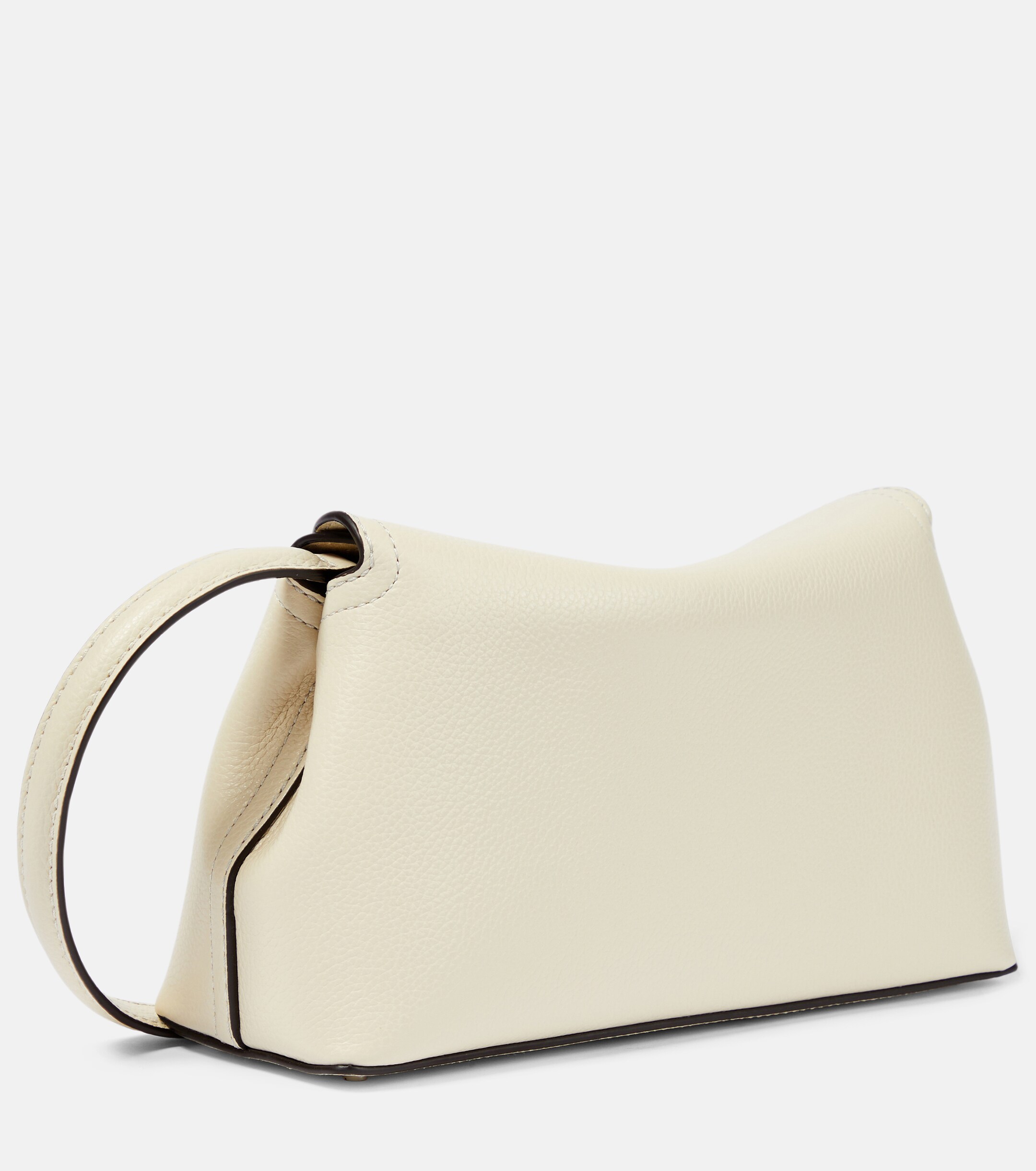 TOTEME T-Lock leather clutch