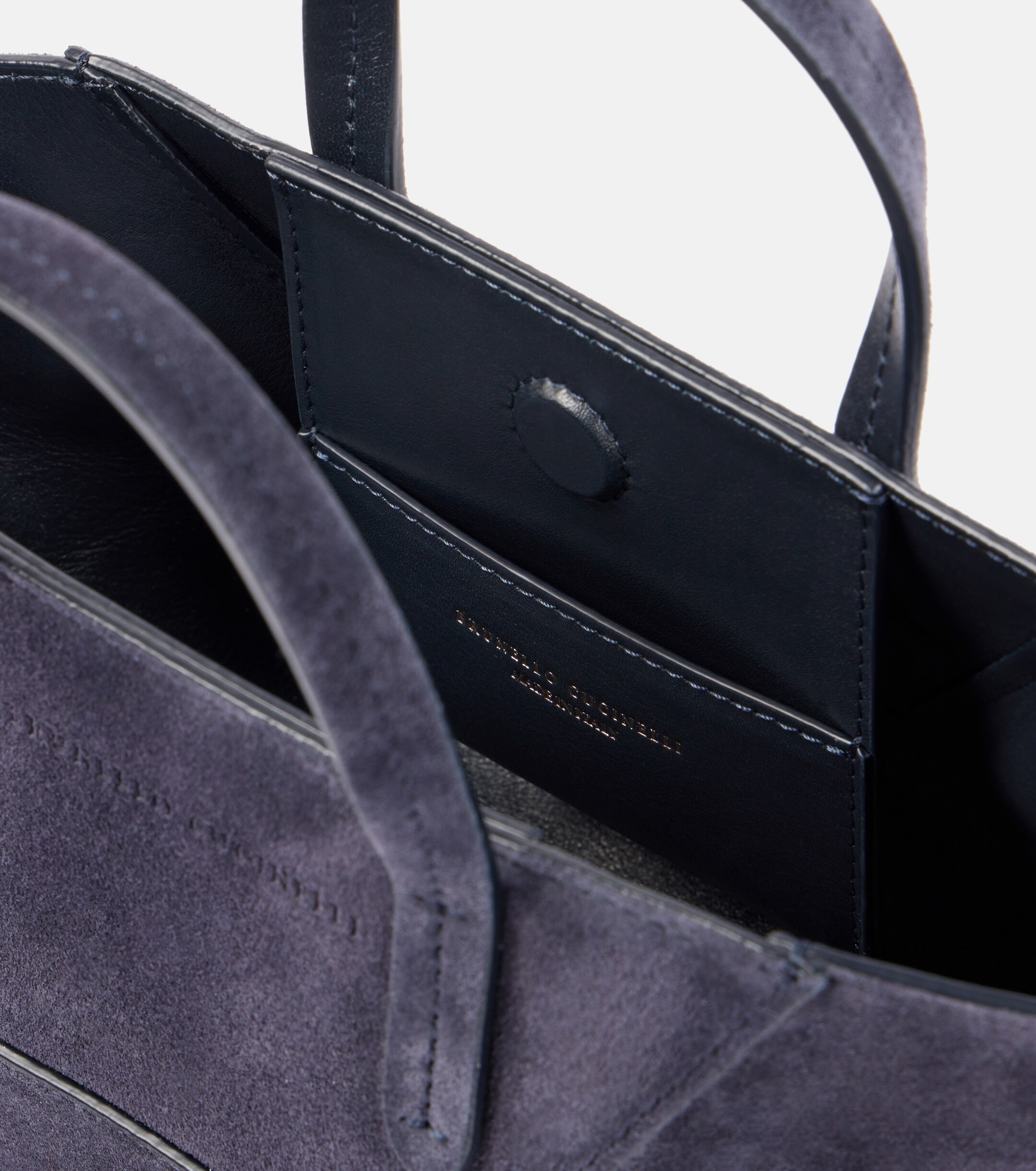 Brunello Cucinelli Monili suede tote bag