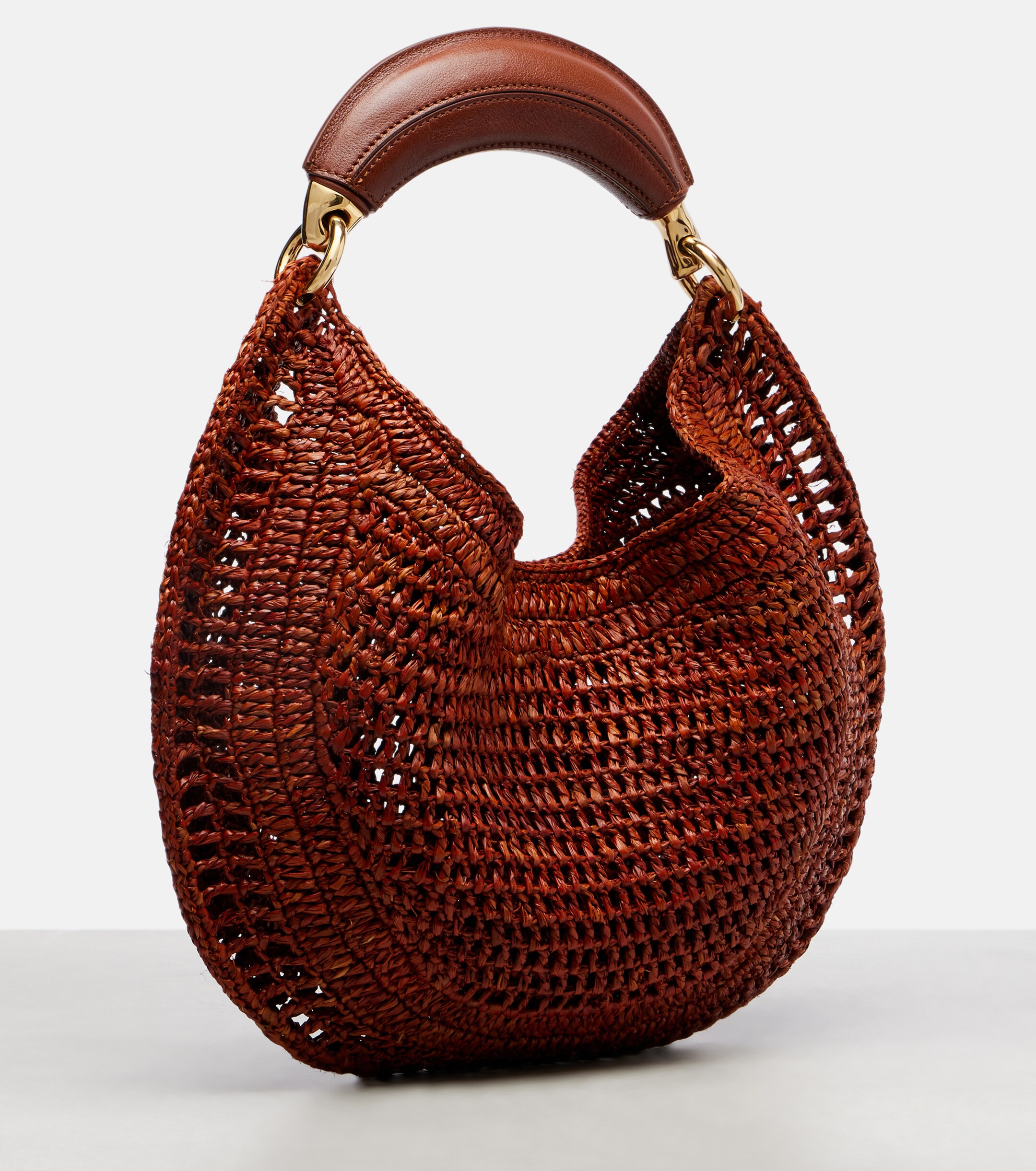Chloé x Made For A Woman Summer Banana Small raffia shoulder bag