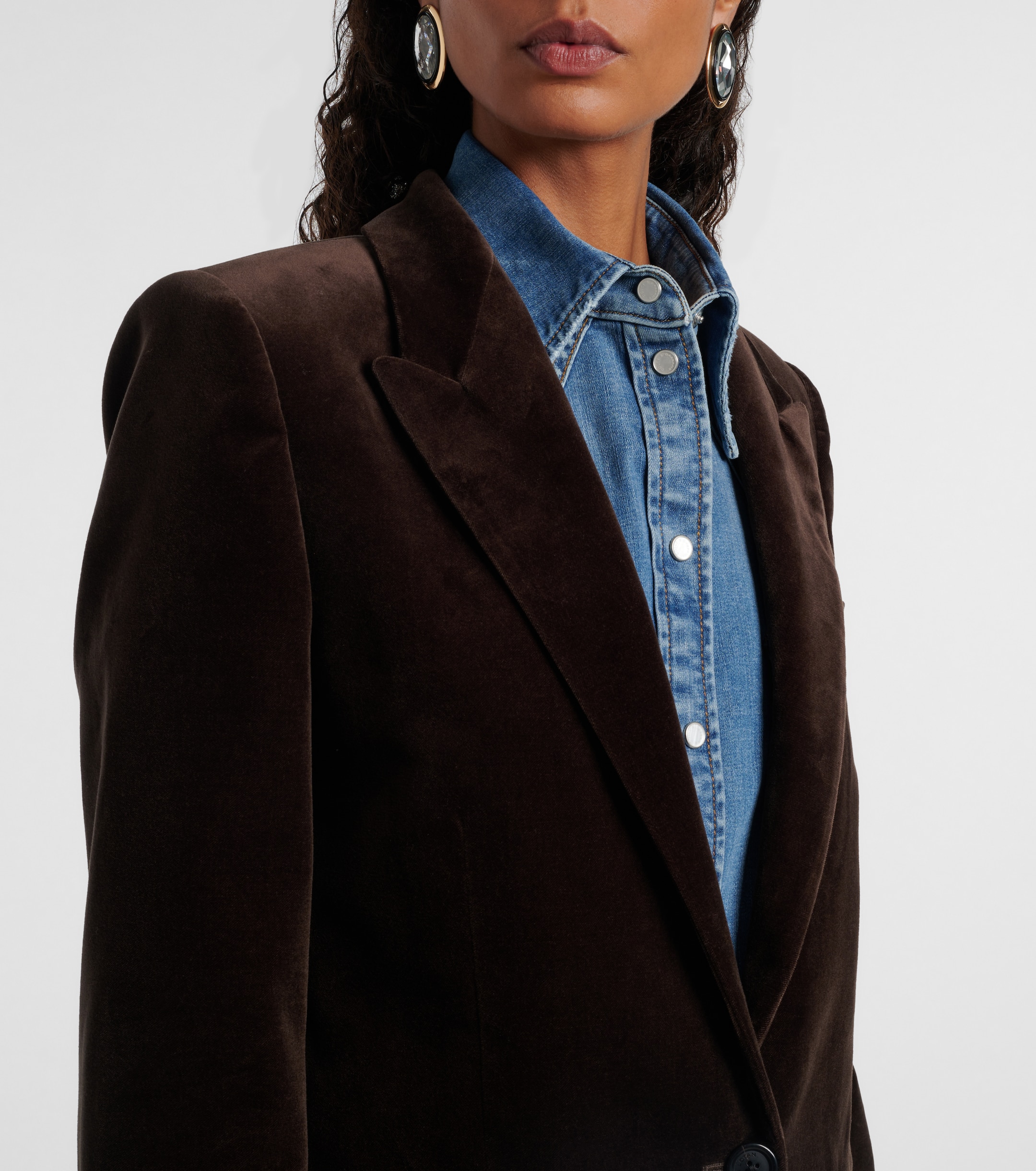 Nili Lotan Diane velvet blazer
