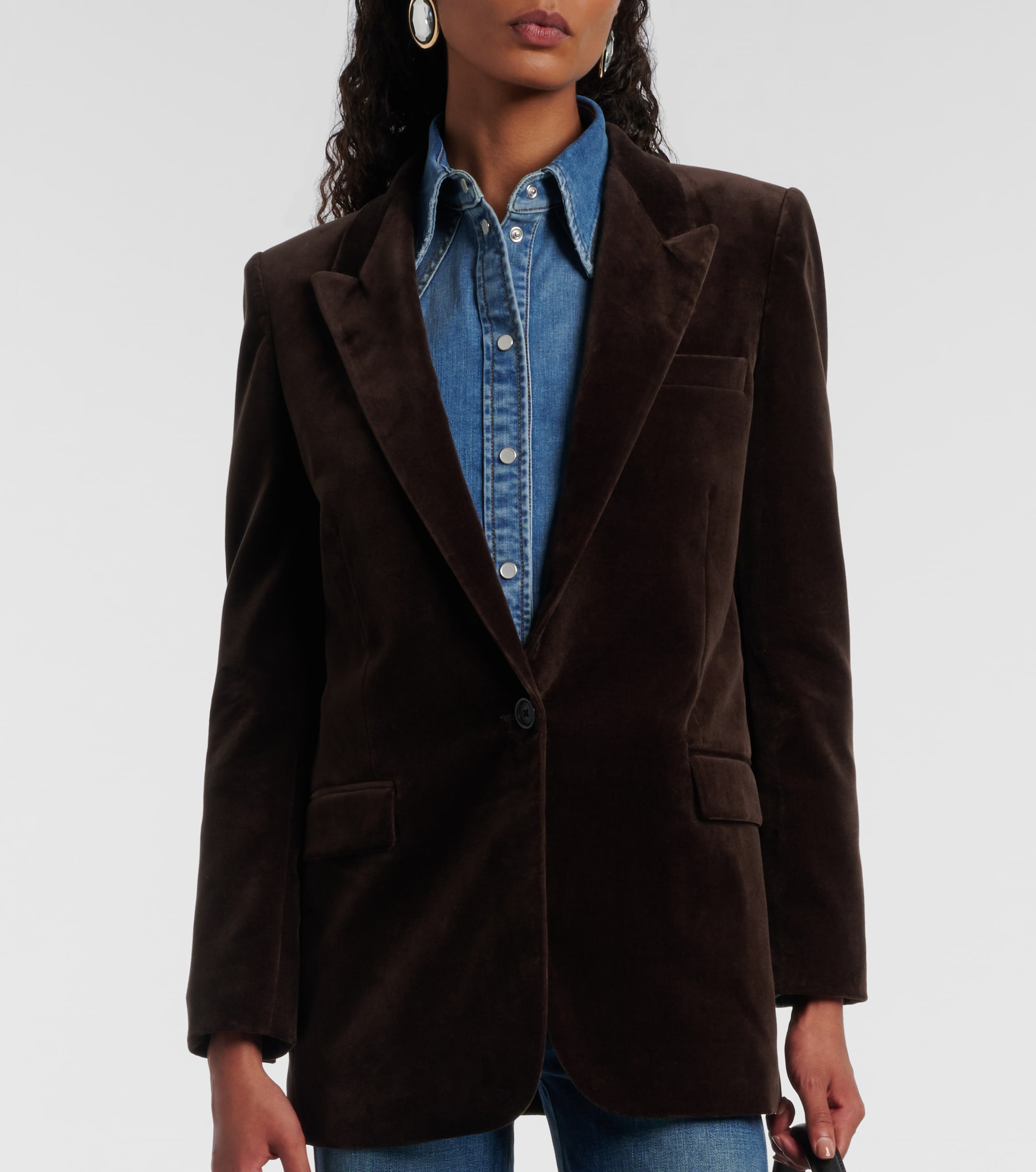 Nili Lotan Diane velvet blazer
