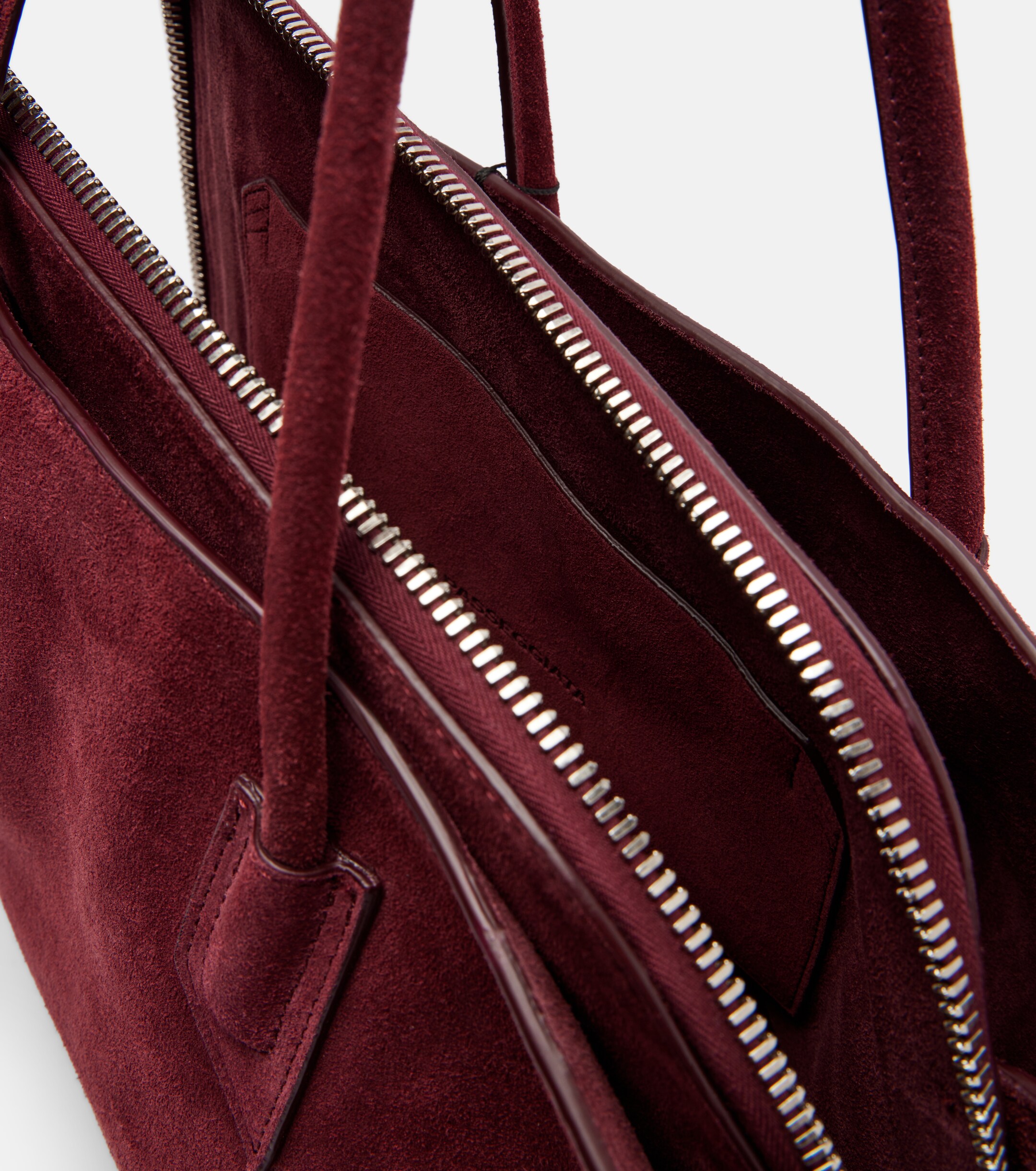 THE ATTICO La Passeggiata Medium suede tote bag
