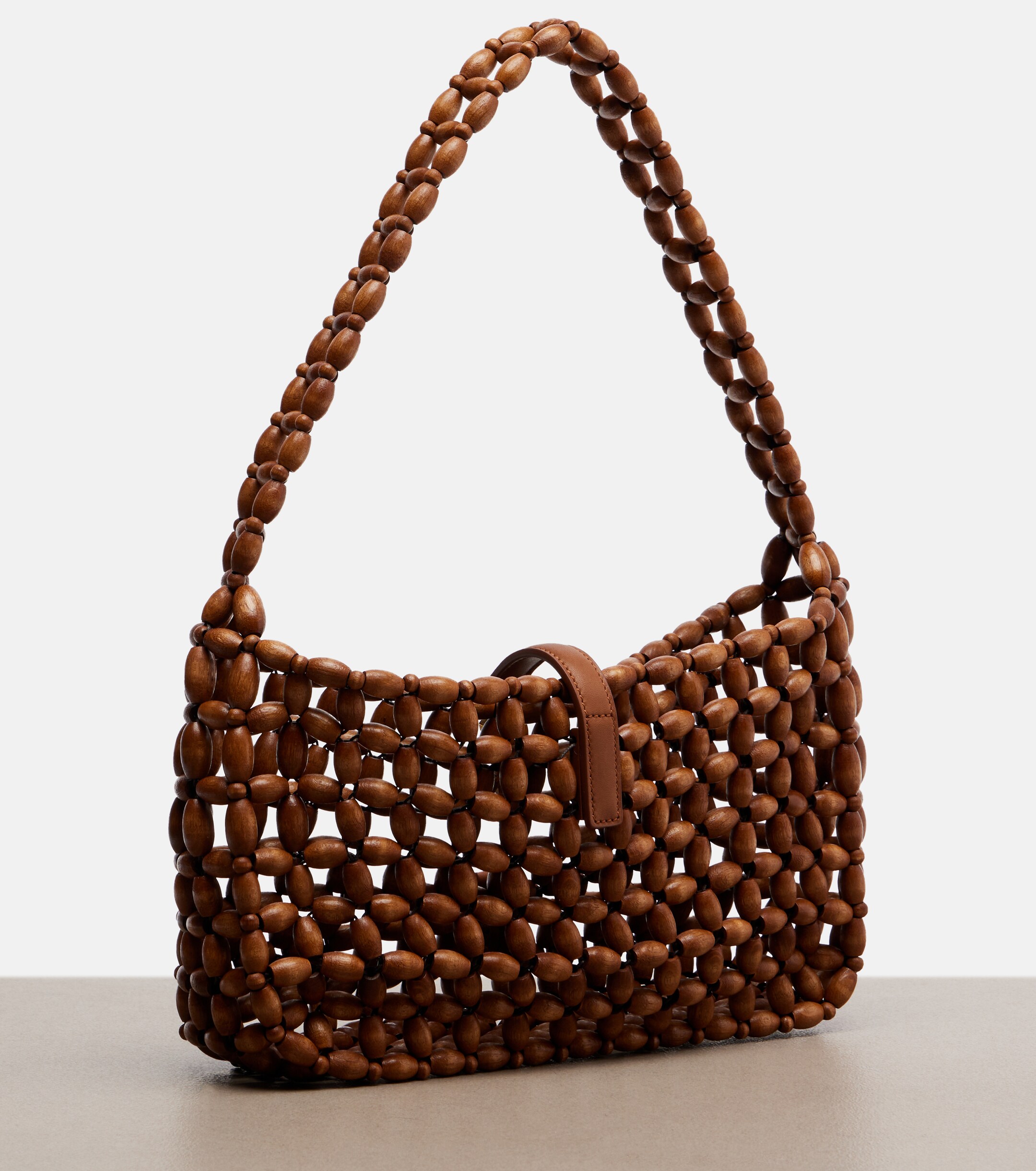 Saint Laurent Le 5 à 7 beaded shoulder bag
