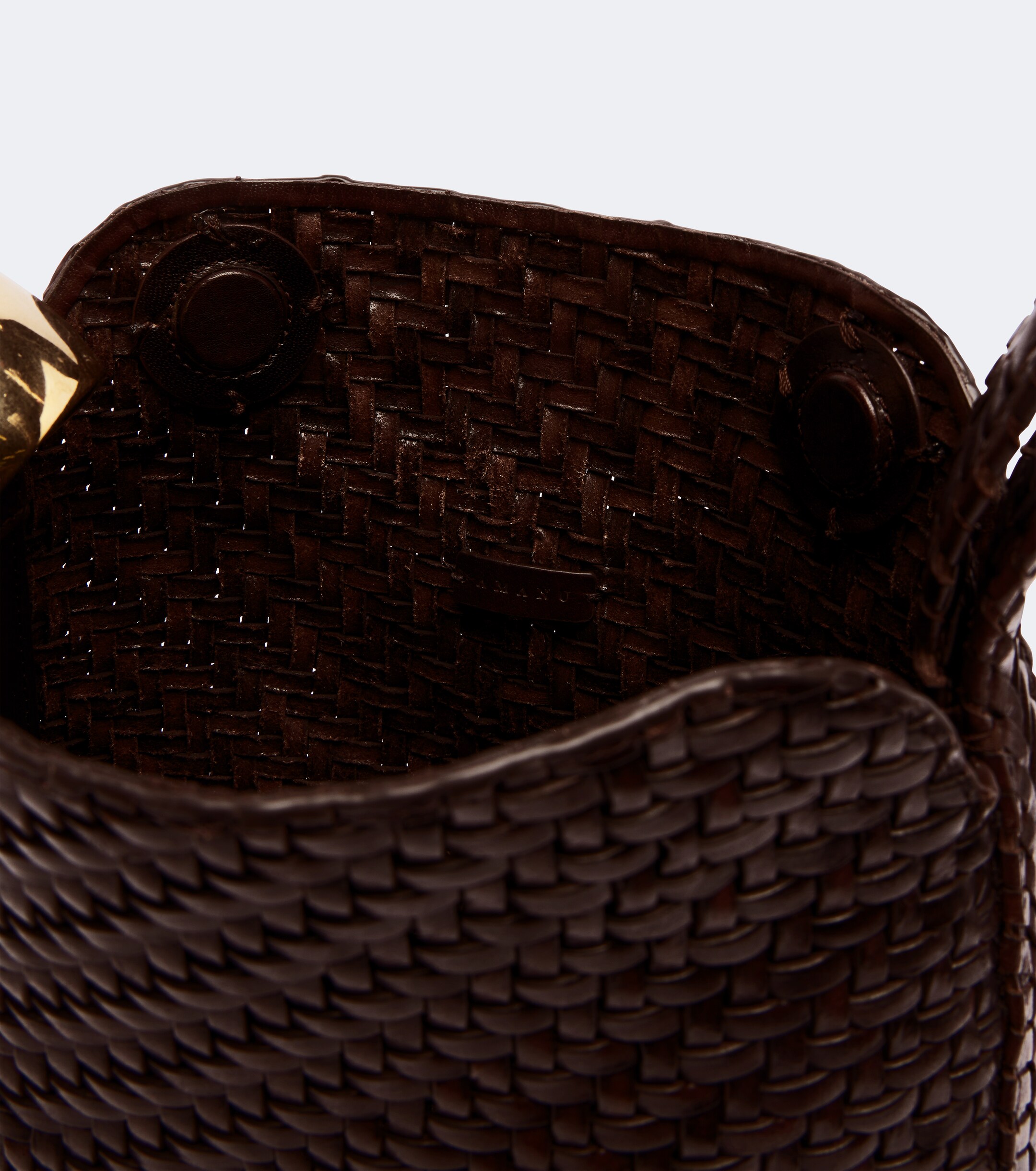 AMANU Zambia Small leather top-handle bag