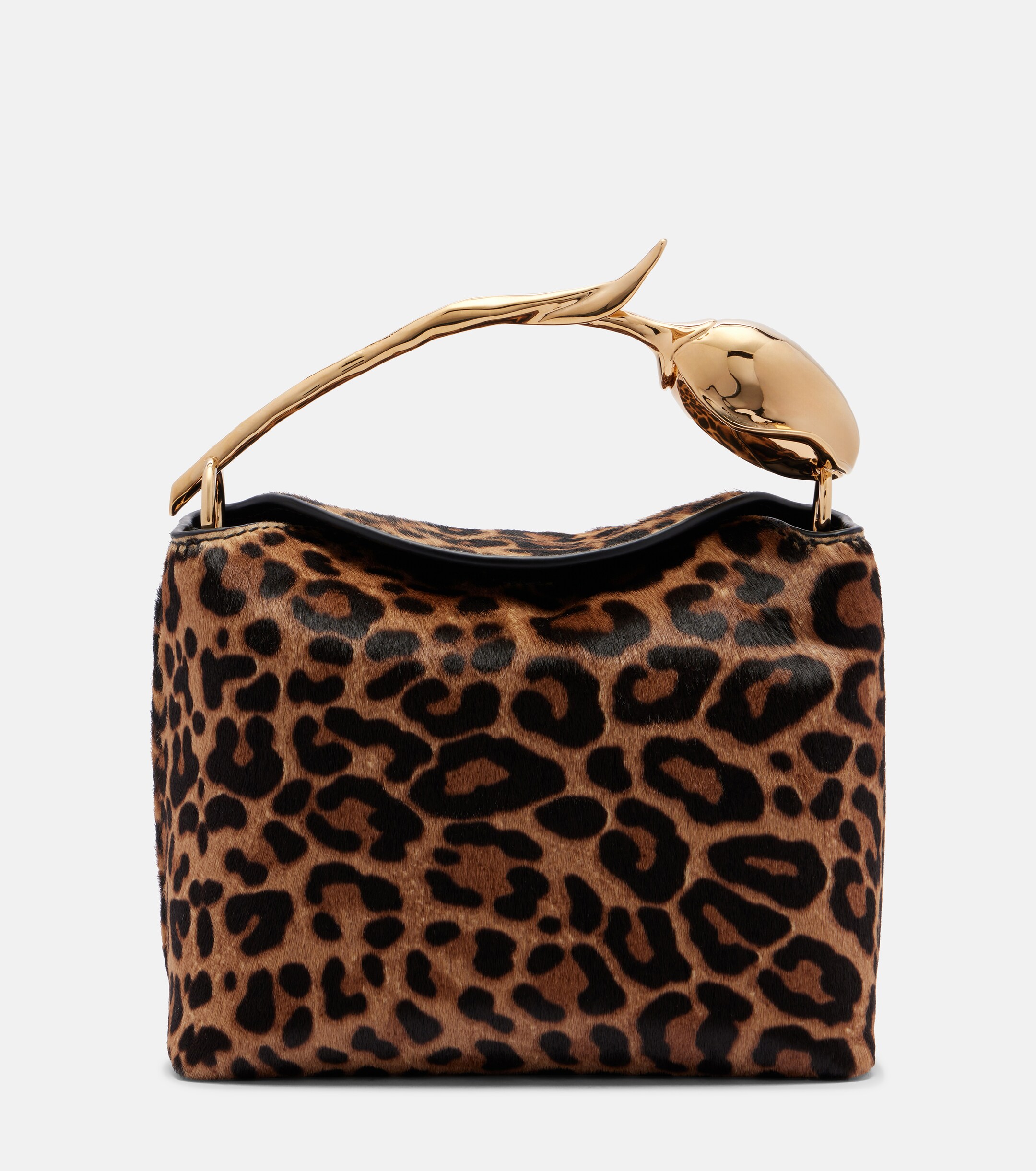 Erdem Bloom Mini calf hair top-handle bag