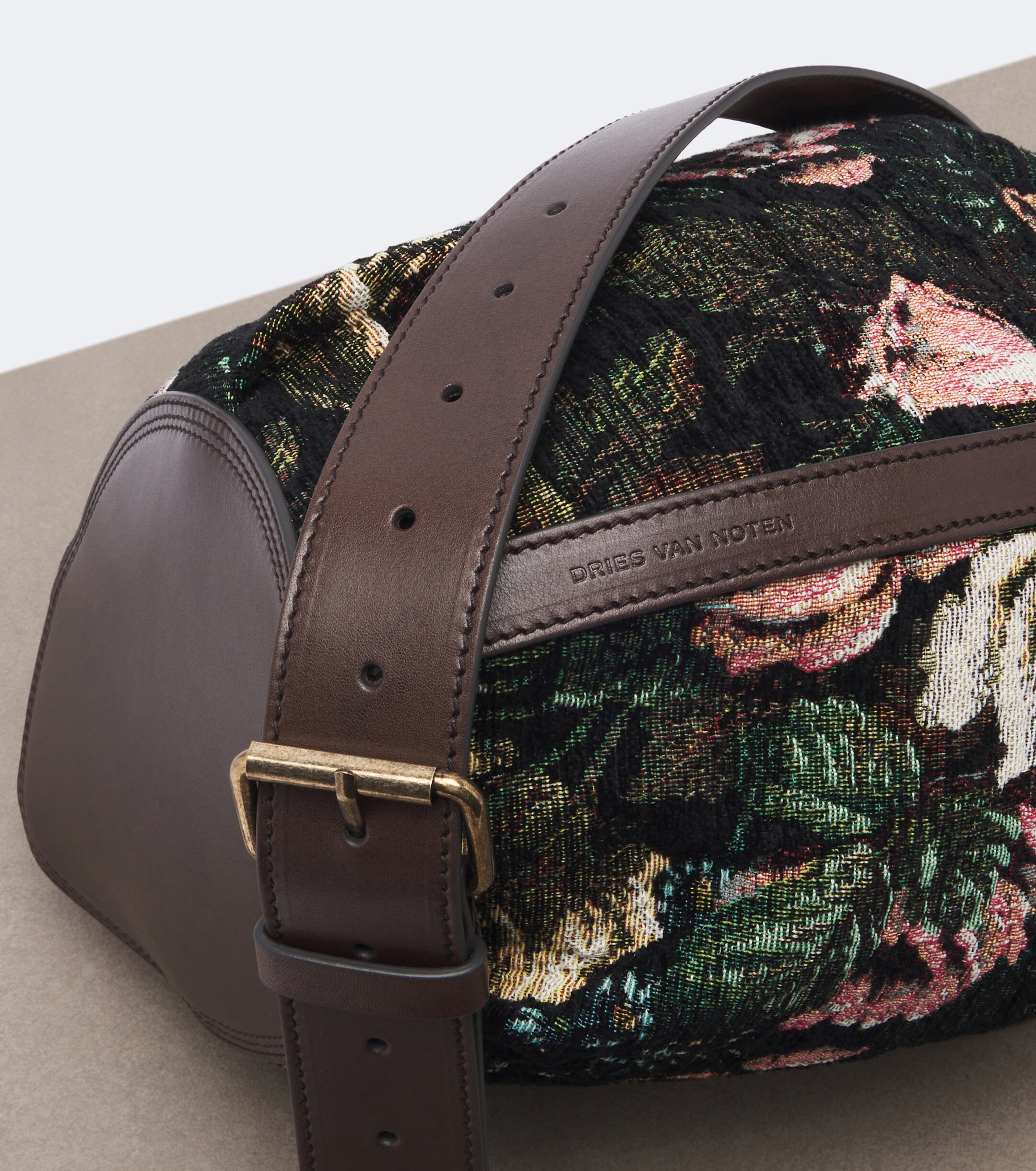 Dries Van Noten Dries Van Noten Medium floral bucket bag