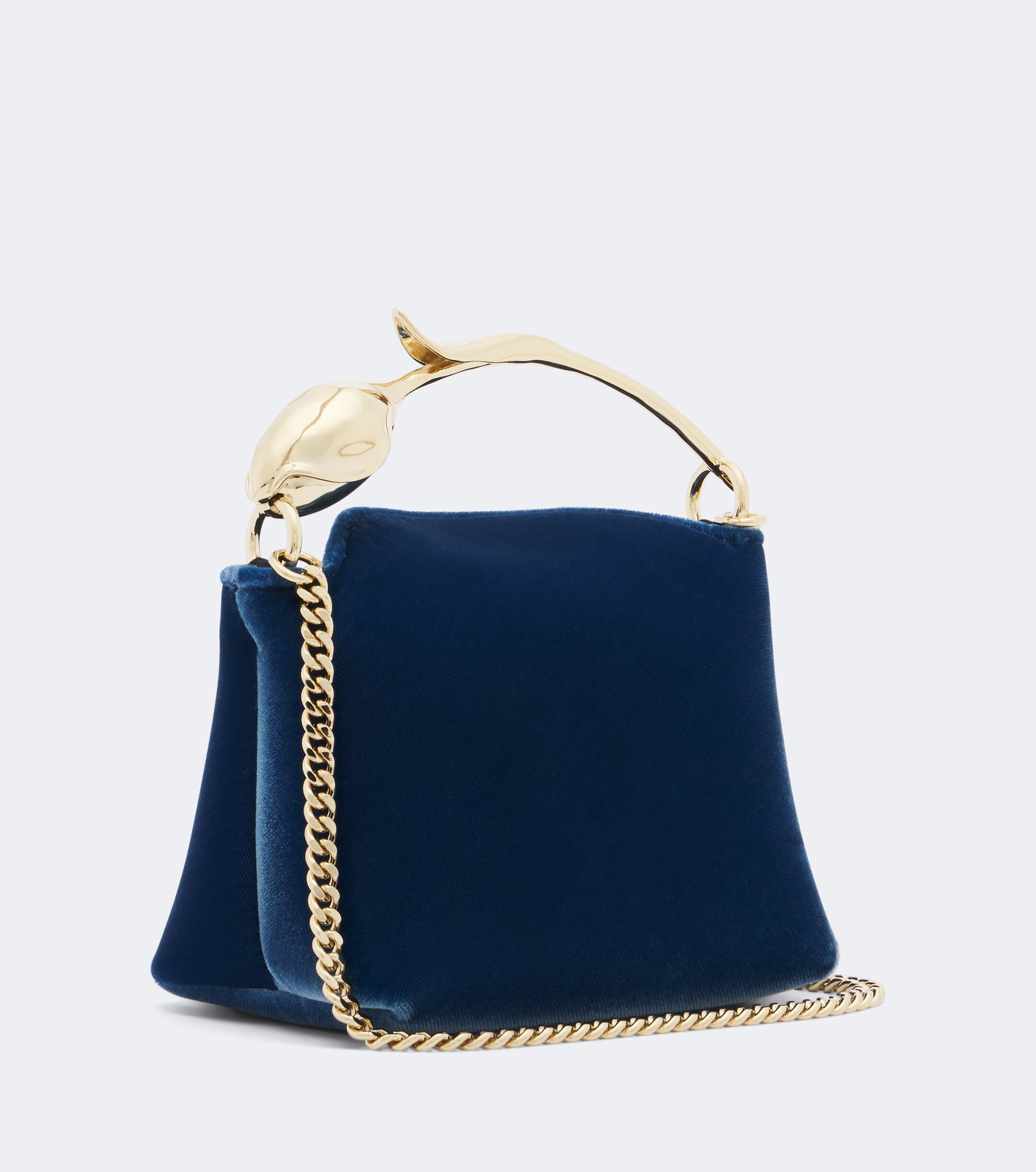 Erdem Erdem Bloom Micro velvet top-handle bag