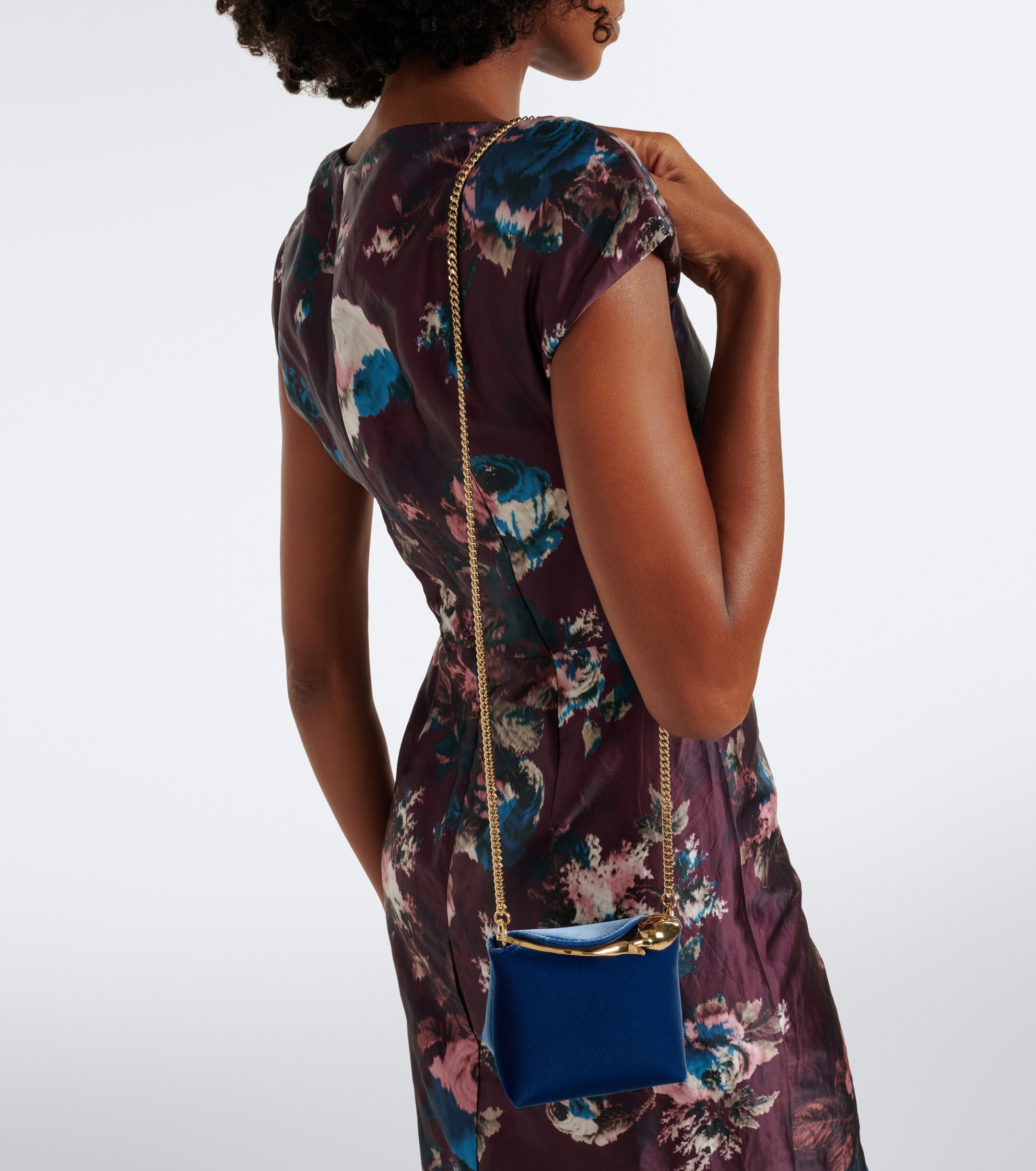 Erdem Erdem Bloom Micro velvet top-handle bag