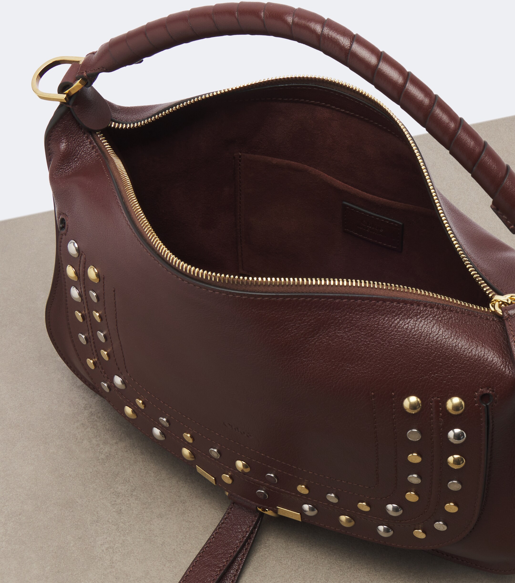 Chloé Marcie Medium studded leather shoulder bag
