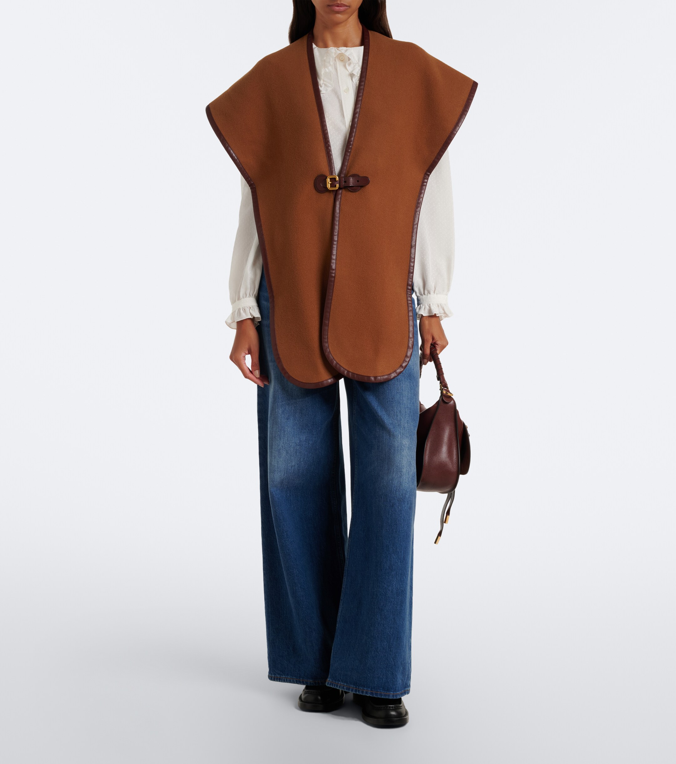 Chloé Marcie Medium studded leather shoulder bag