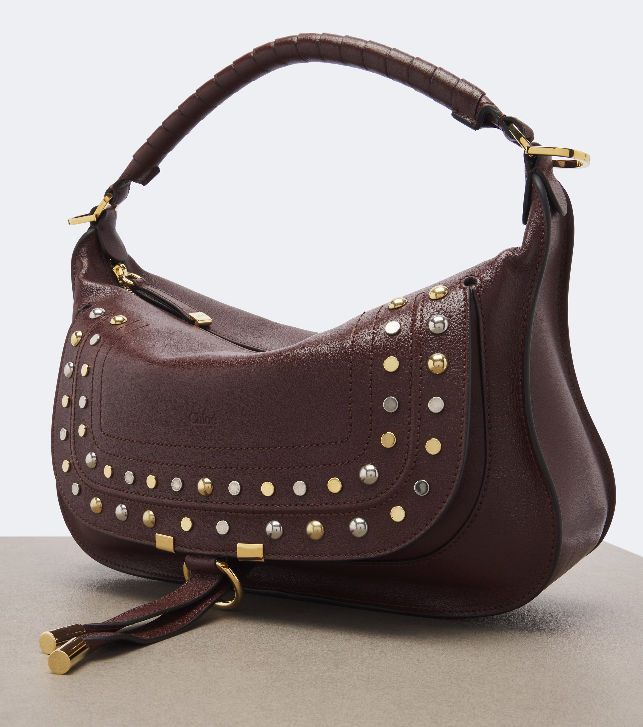 Chloé Marcie Medium studded leather shoulder bag
