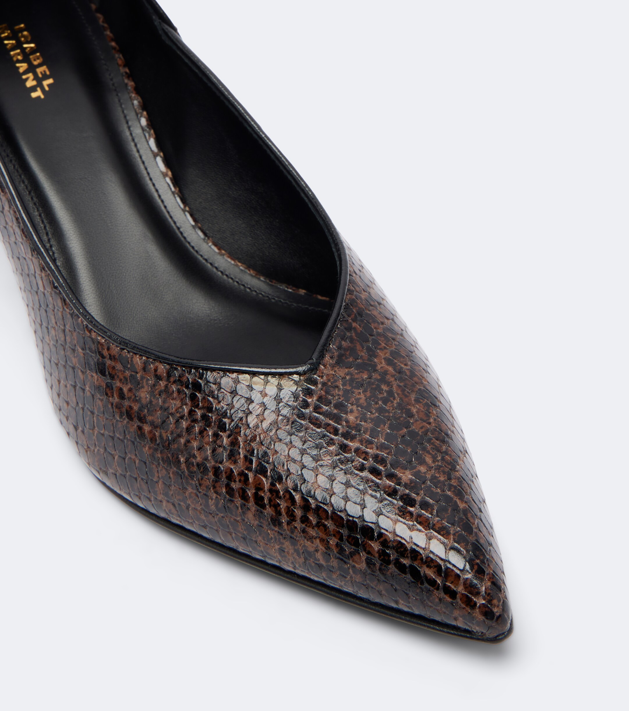 Isabel Marant Isabel Marant Pamely snake-effect leather pumps
