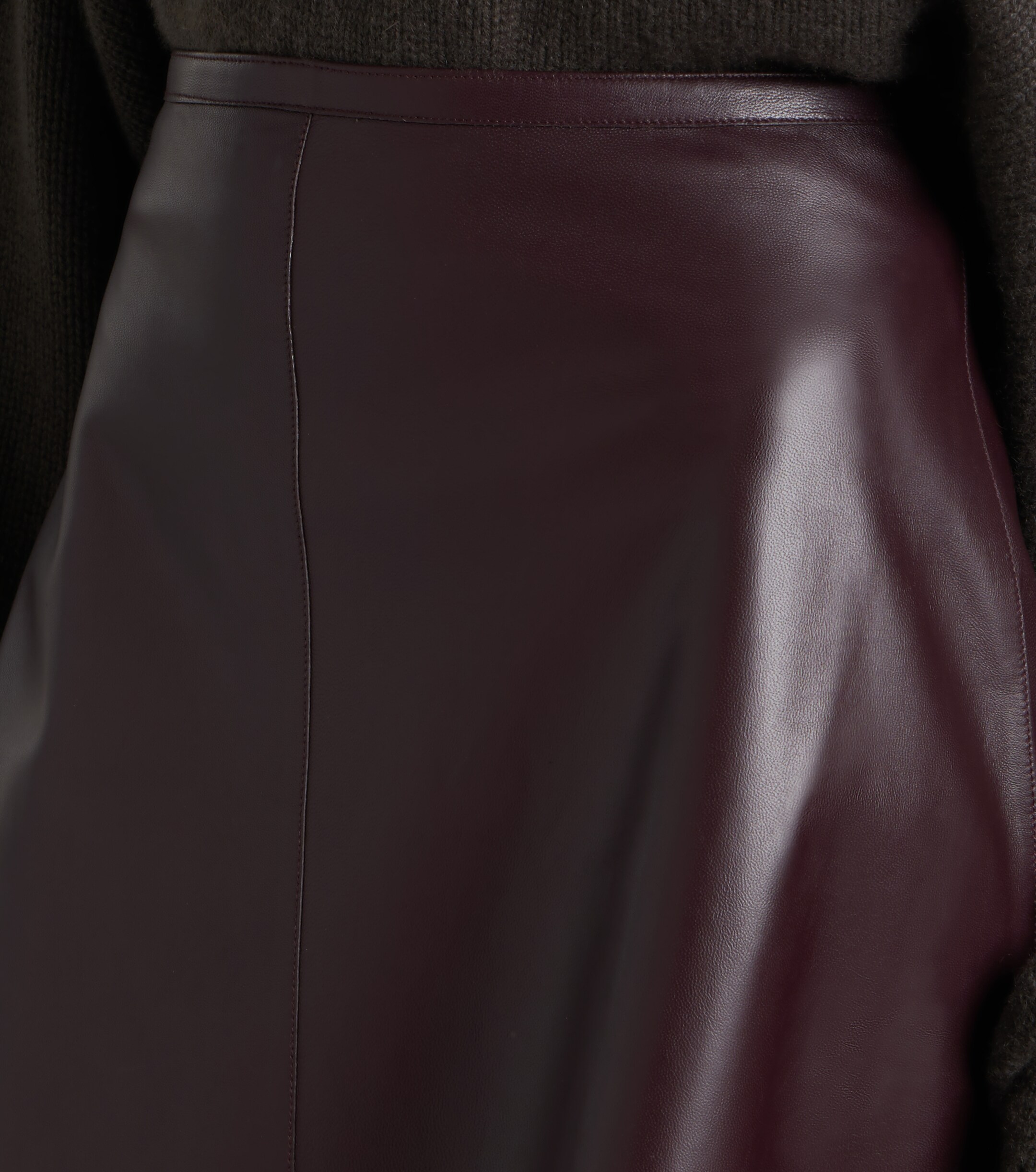 JOSEPH Joseph Helius leather midi skirt