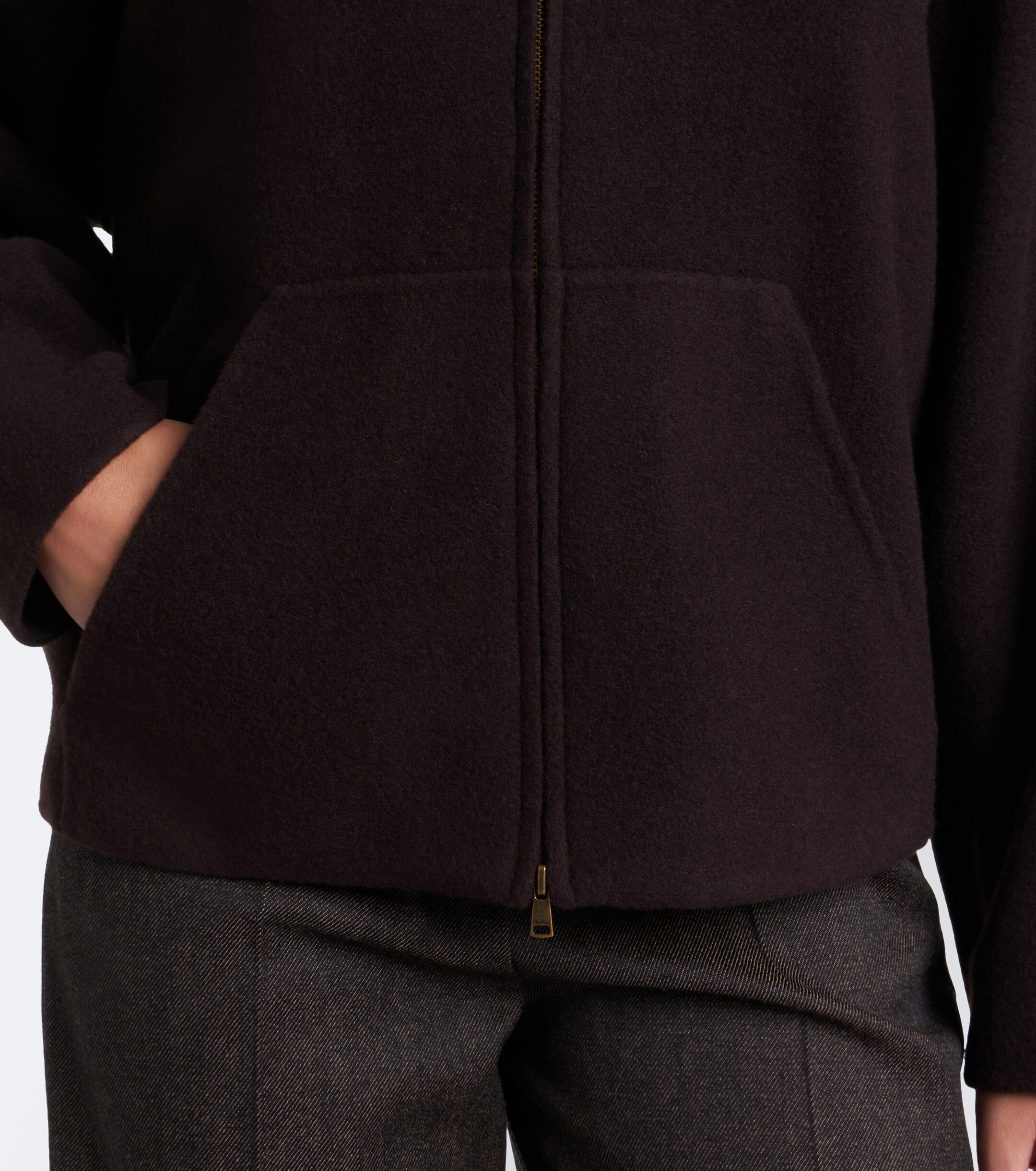 Max Mara Max Mara Wool and cashmere-blend hoodie