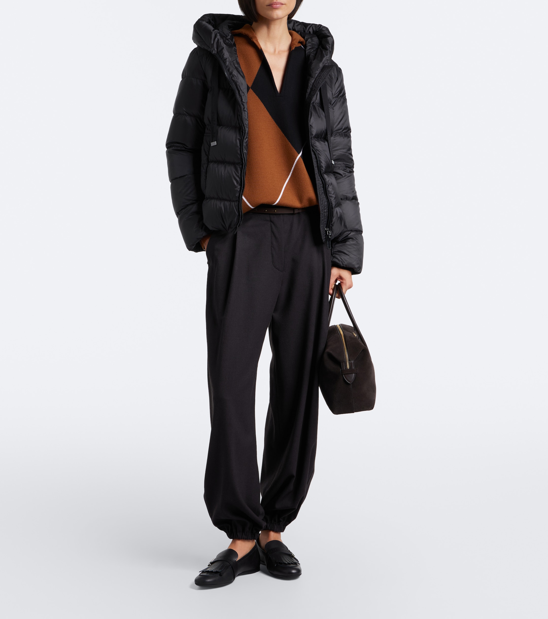 Max Mara Max Mara Hooded puffer jacket